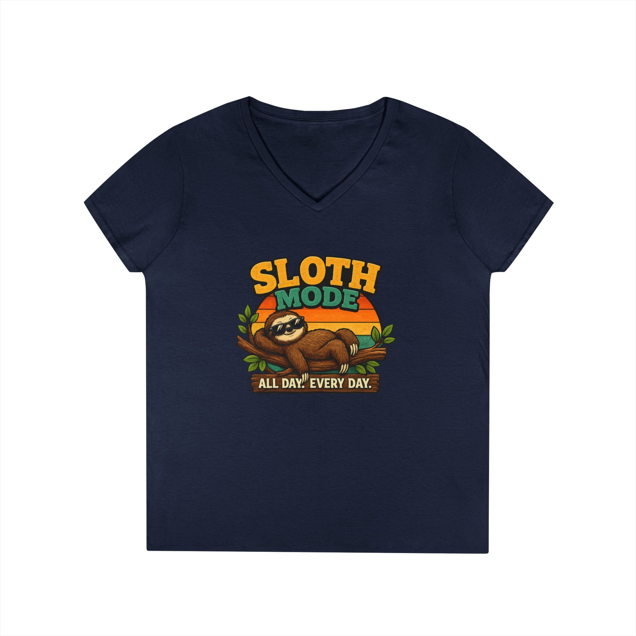 Sloth Mode V-Neck T-Shirt