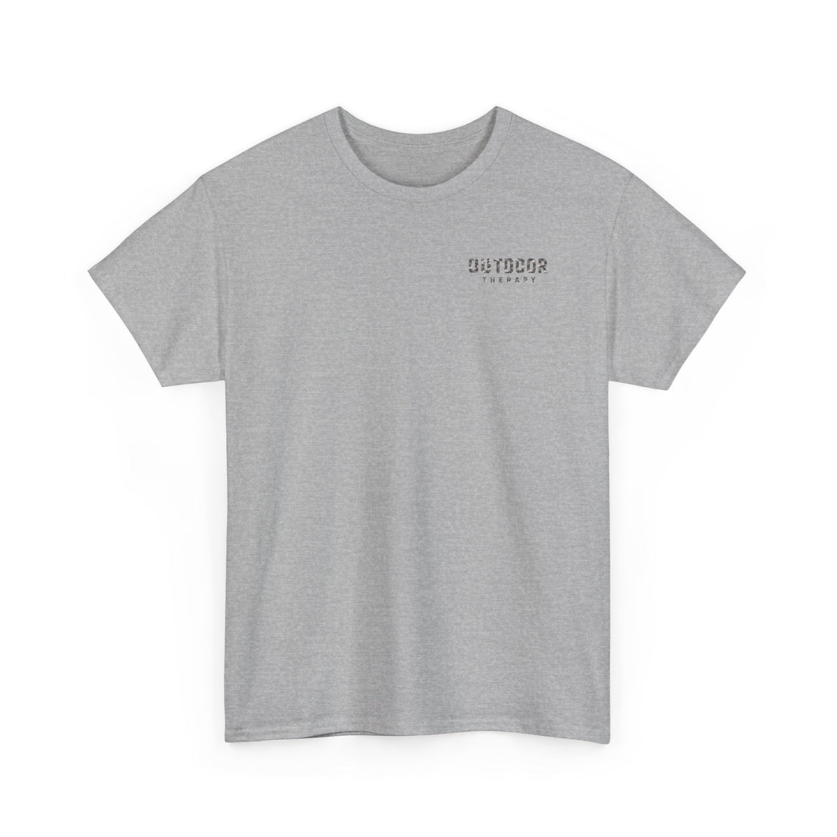 Fishing Therapy Grey Camo Tee