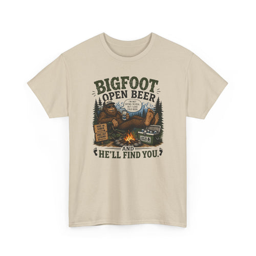 Bigfoot Open Beer T-Shirt