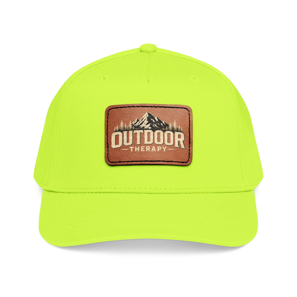 Mid Profile Outdoor Therapy with Leather Patch (Rectangle)