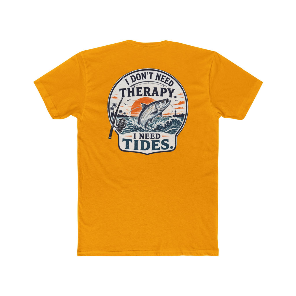 "I Don't Need Therapy, I Need Tides" Fishing T‑Shirt