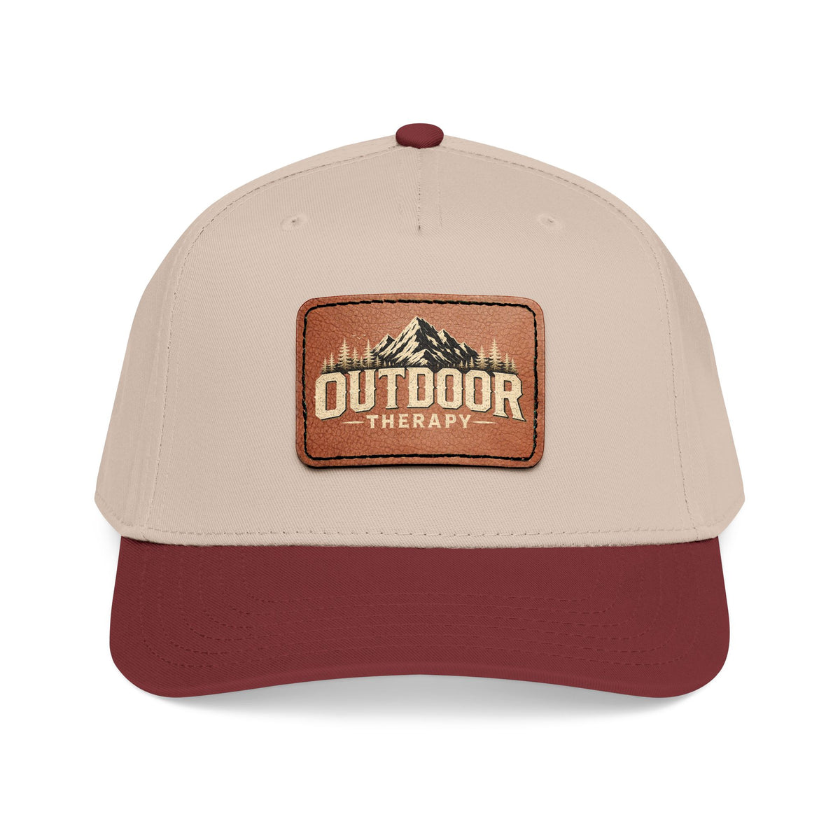 Mid Profile Outdoor Therapy with Leather Patch (Rectangle)