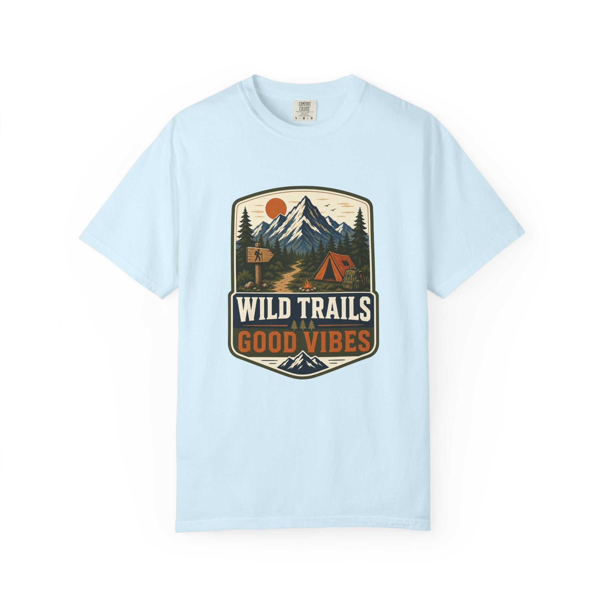 Adventure T-Shirt — Wild Trails Good Vibes Camping Tee