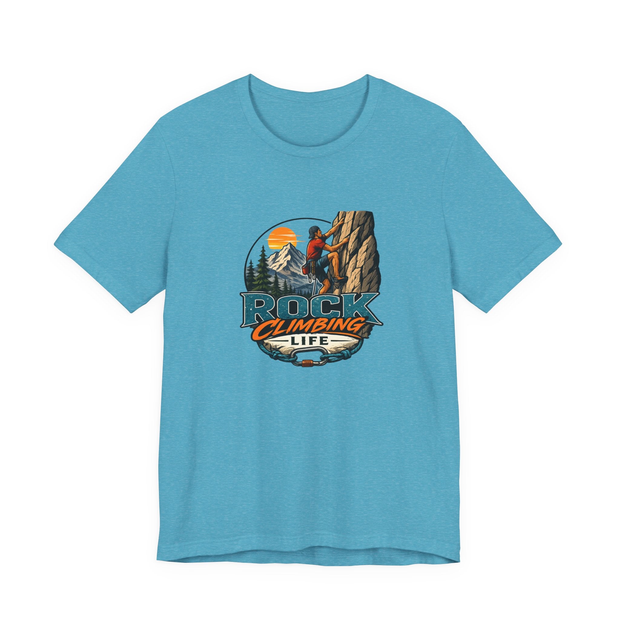 Rock Climbing Life T-Shirt — Outdoor Climber Graphic Tee