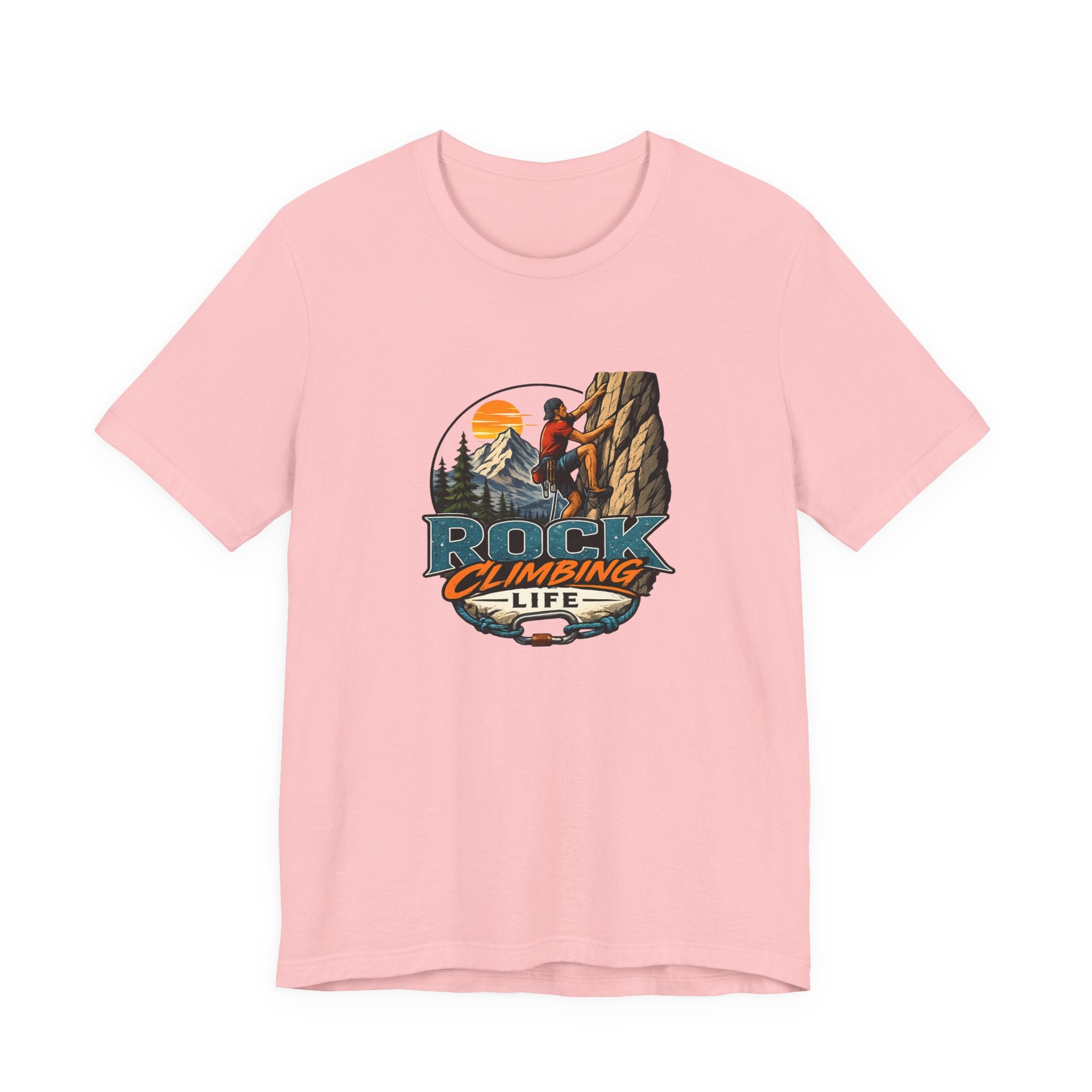 Rock Climbing Life T-Shirt — Outdoor Climber Graphic Tee