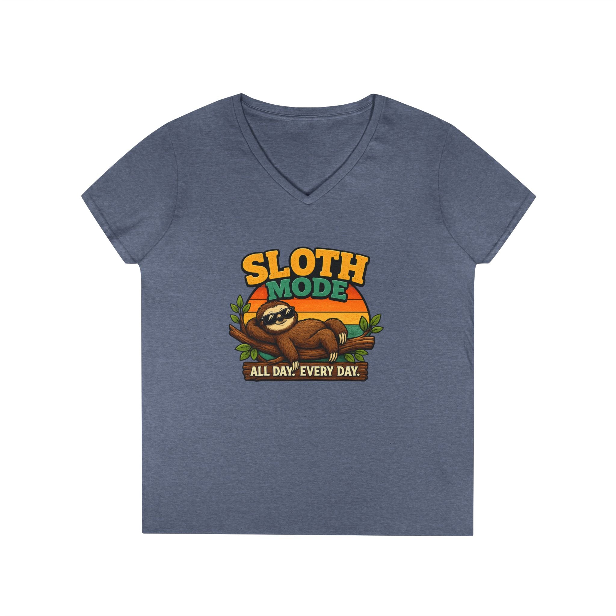 Sloth Mode V-Neck T-Shirt