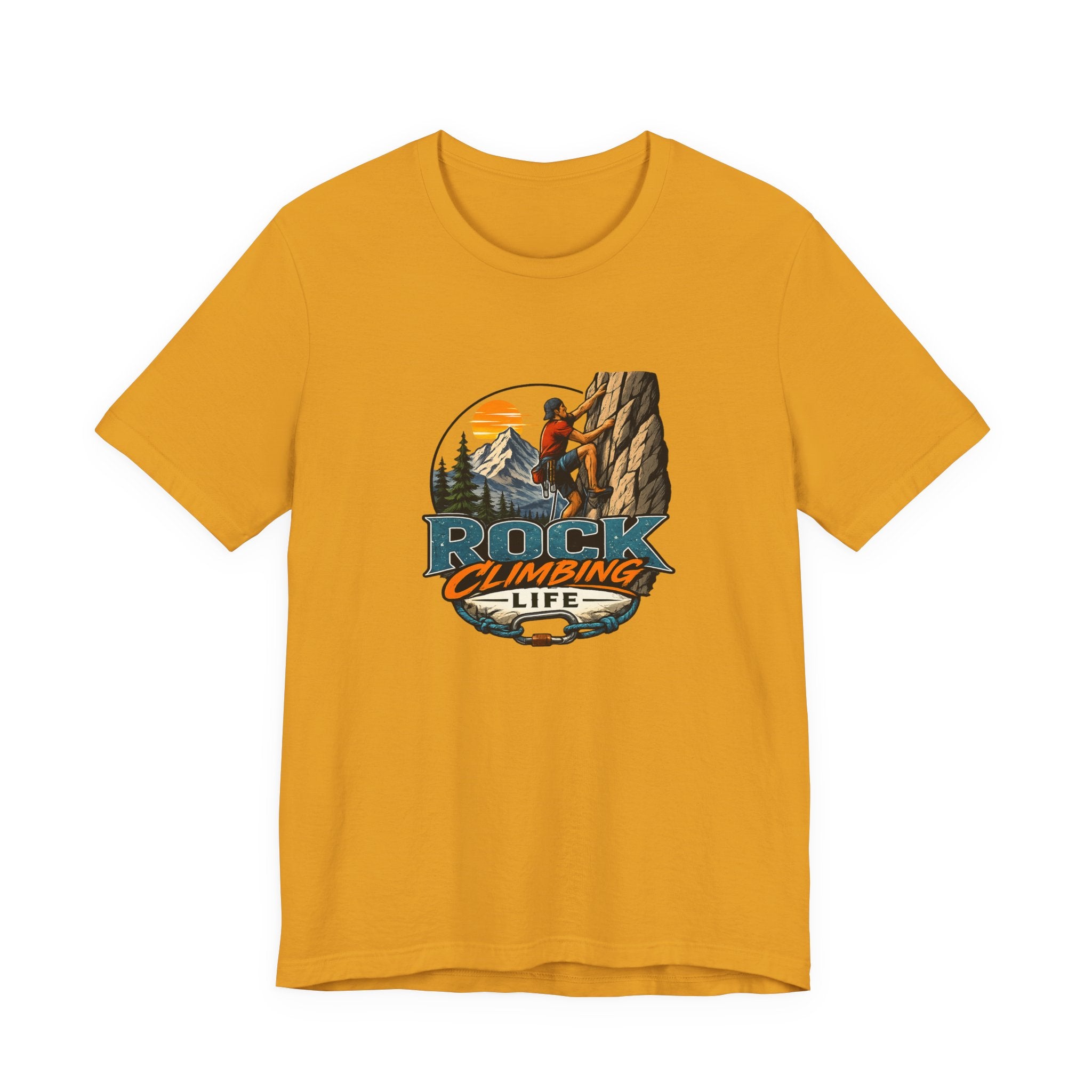Rock Climbing Life T-Shirt — Outdoor Climber Graphic Tee