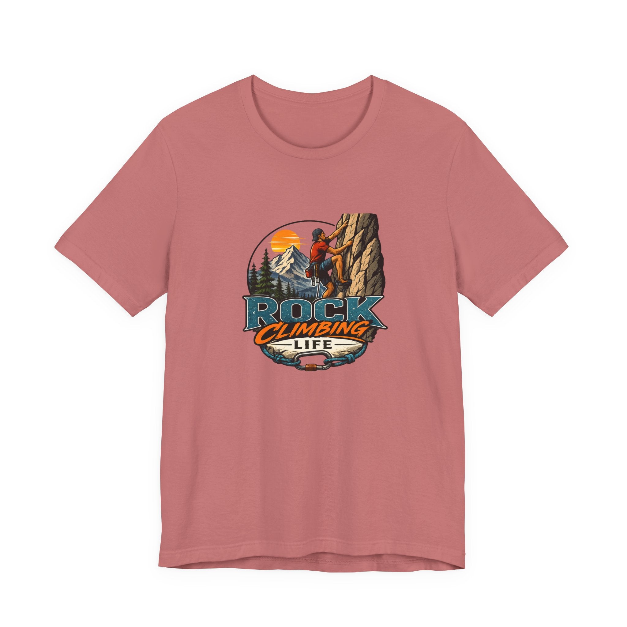 Rock Climbing Life T-Shirt — Outdoor Climber Graphic Tee