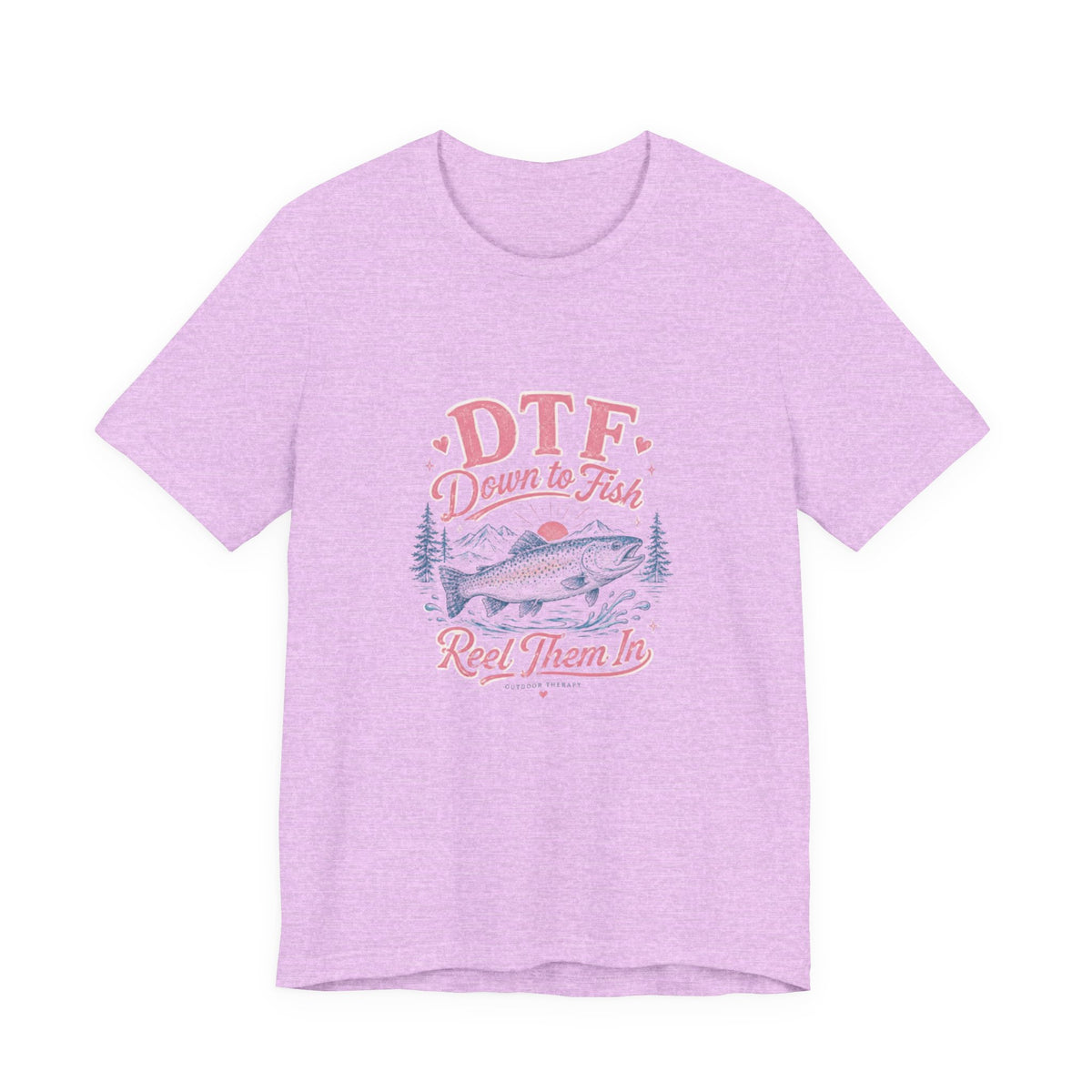 DTF Down to Fish Fishing Tee