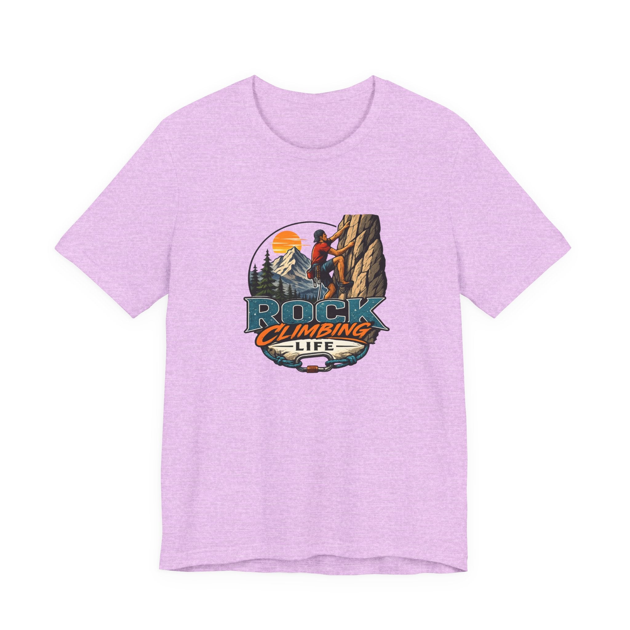 Rock Climbing Life T-Shirt — Outdoor Climber Graphic Tee