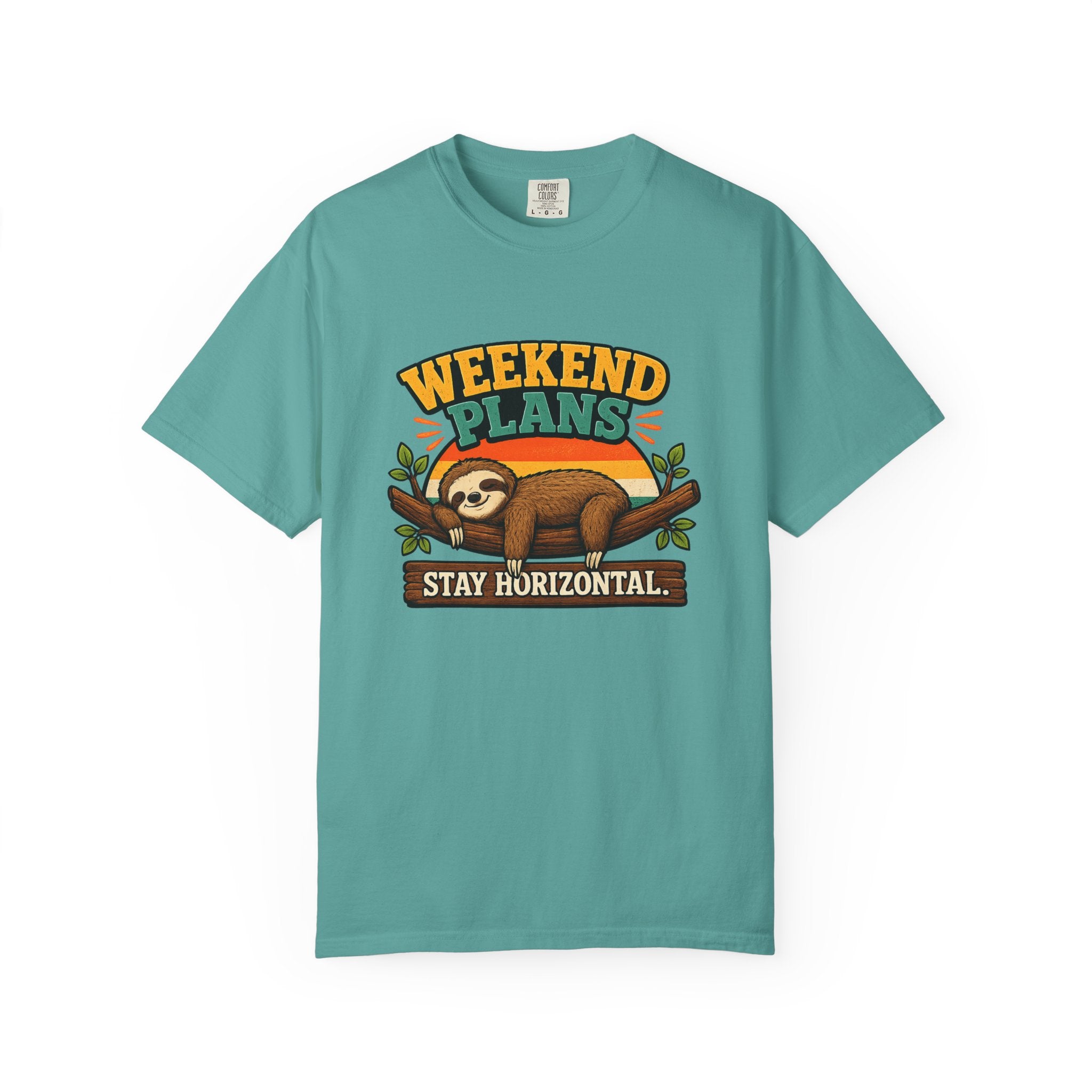Weekend Plans Sloth T-Shirt