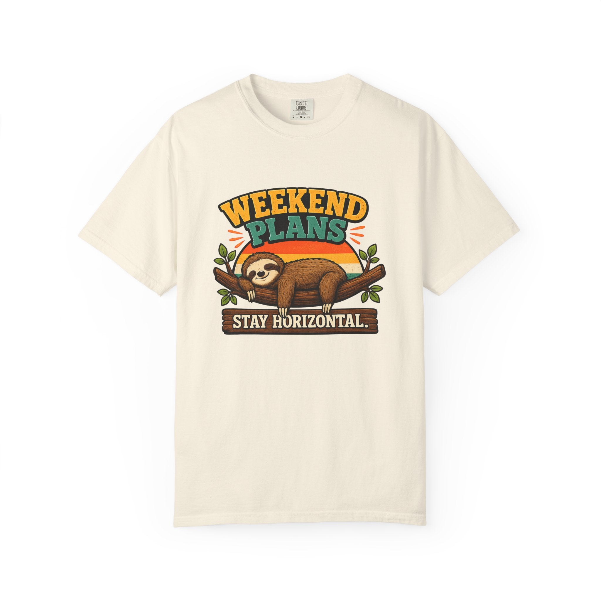 Weekend Plans Sloth T-Shirt