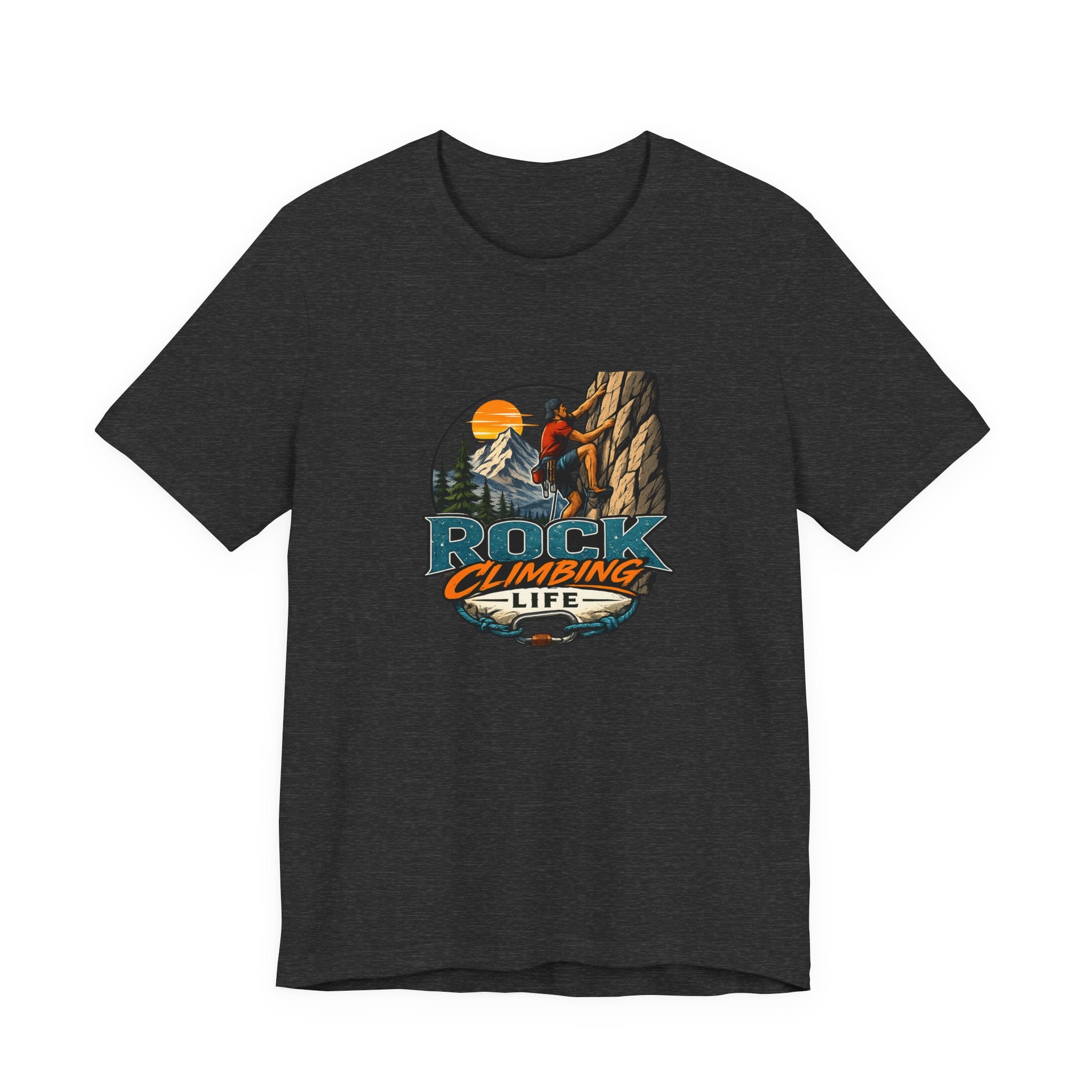 Rock Climbing Life T-Shirt — Outdoor Climber Graphic Tee