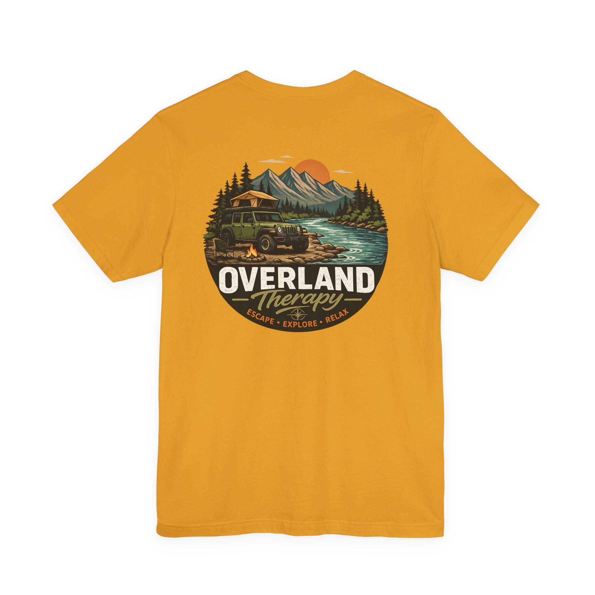 Overland Therapy Adventure T-Shirt — Camping & Off-Road Explorer Tee