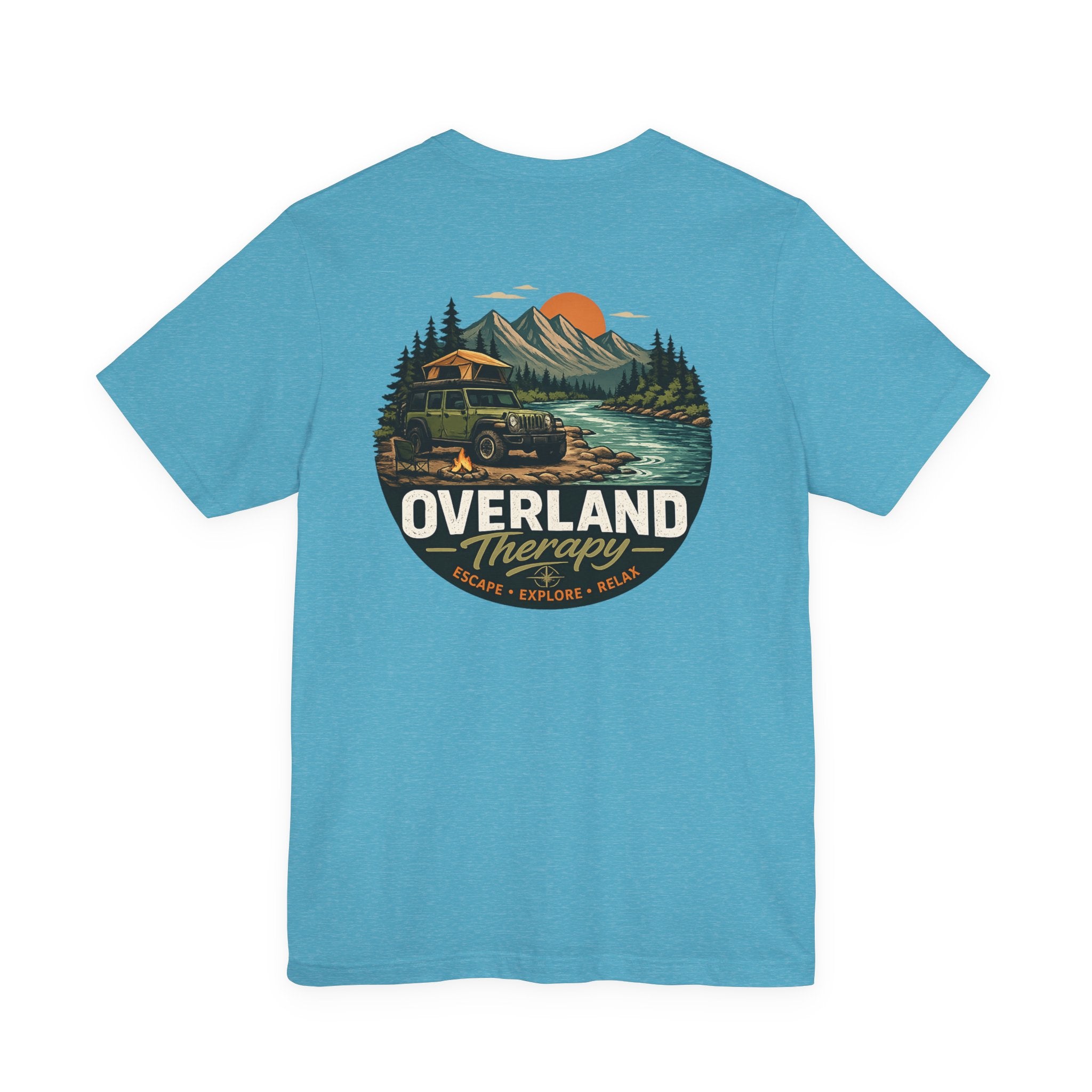 Overland Therapy Adventure T-Shirt — Camping & Off-Road Explorer Tee