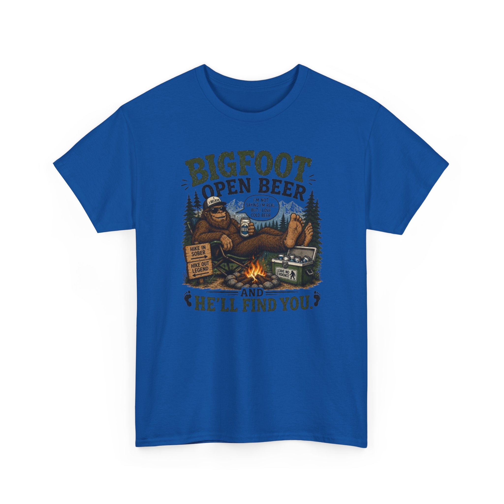 Bigfoot Open Beer T-Shirt