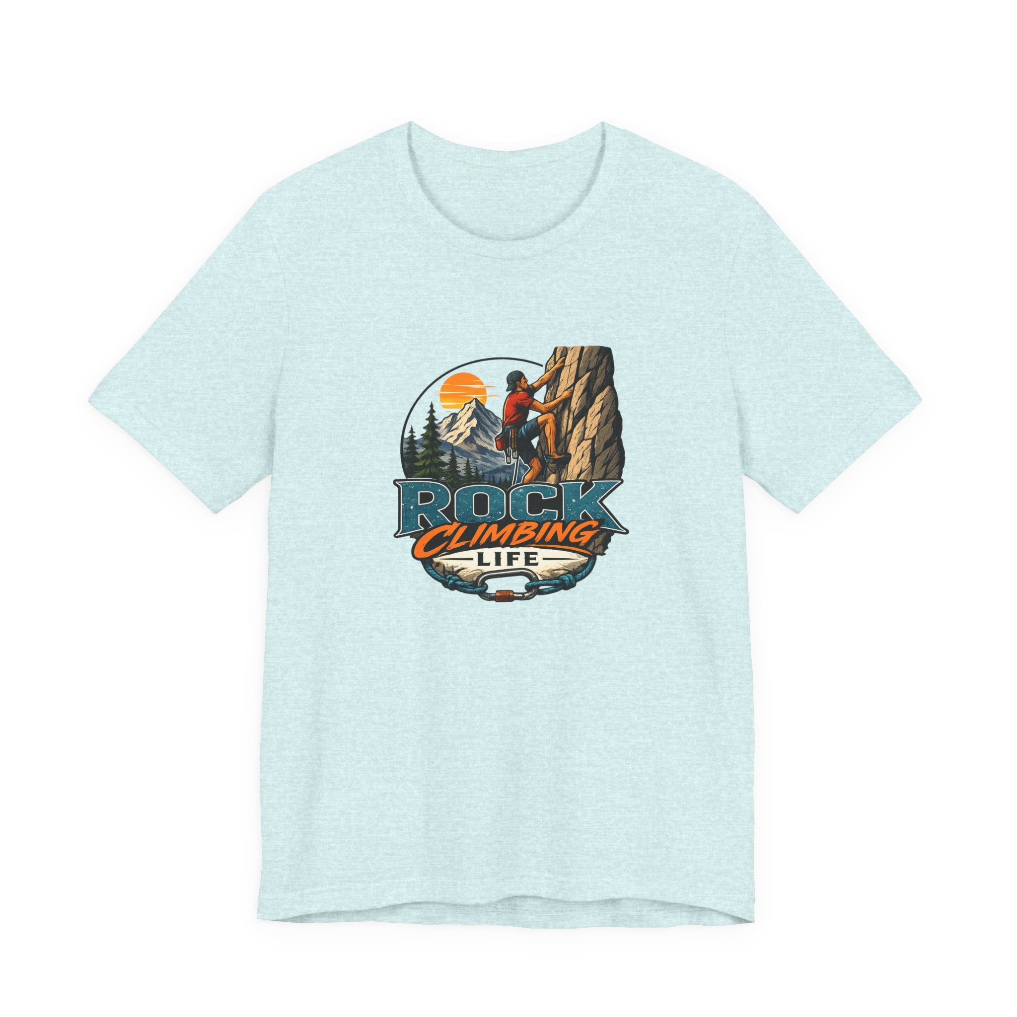 Rock Climbing Life T-Shirt — Outdoor Climber Graphic Tee