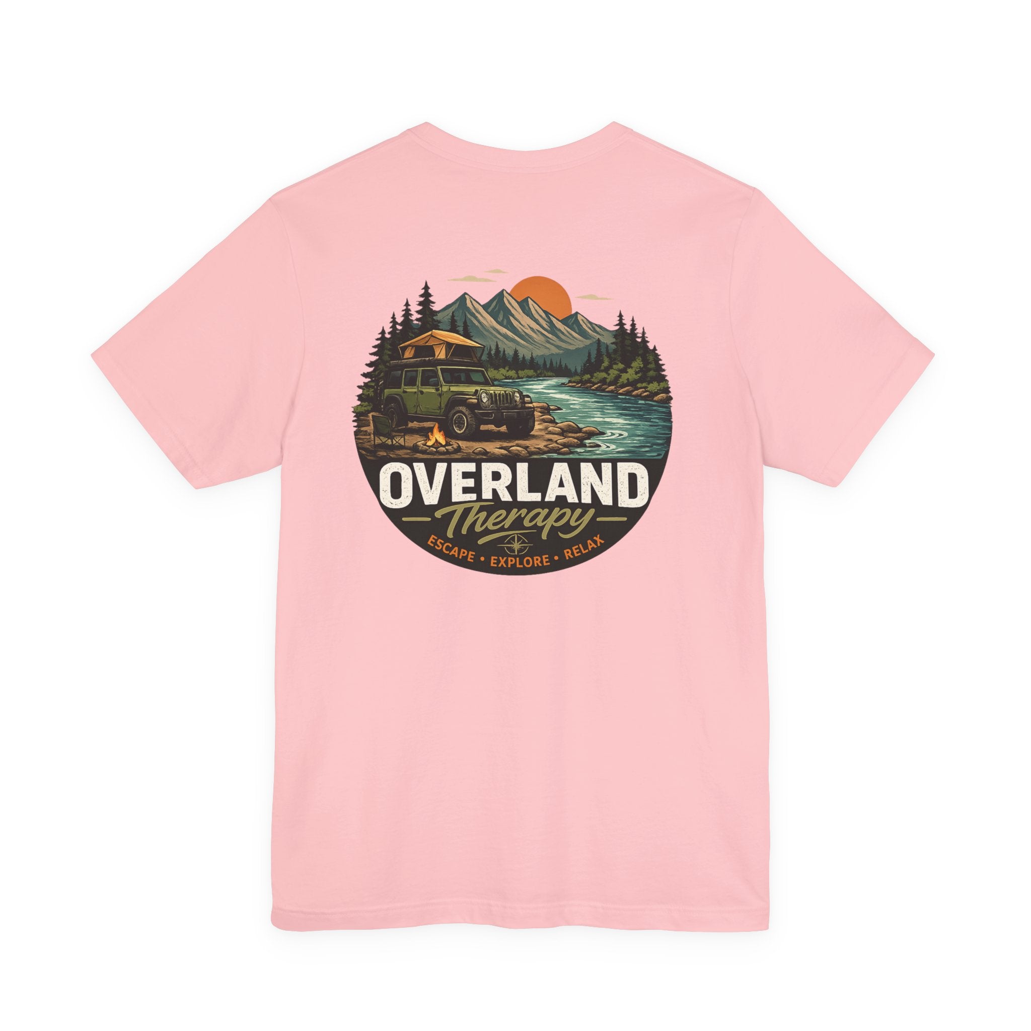 Overland Therapy Adventure T-Shirt — Camping & Off-Road Explorer Tee