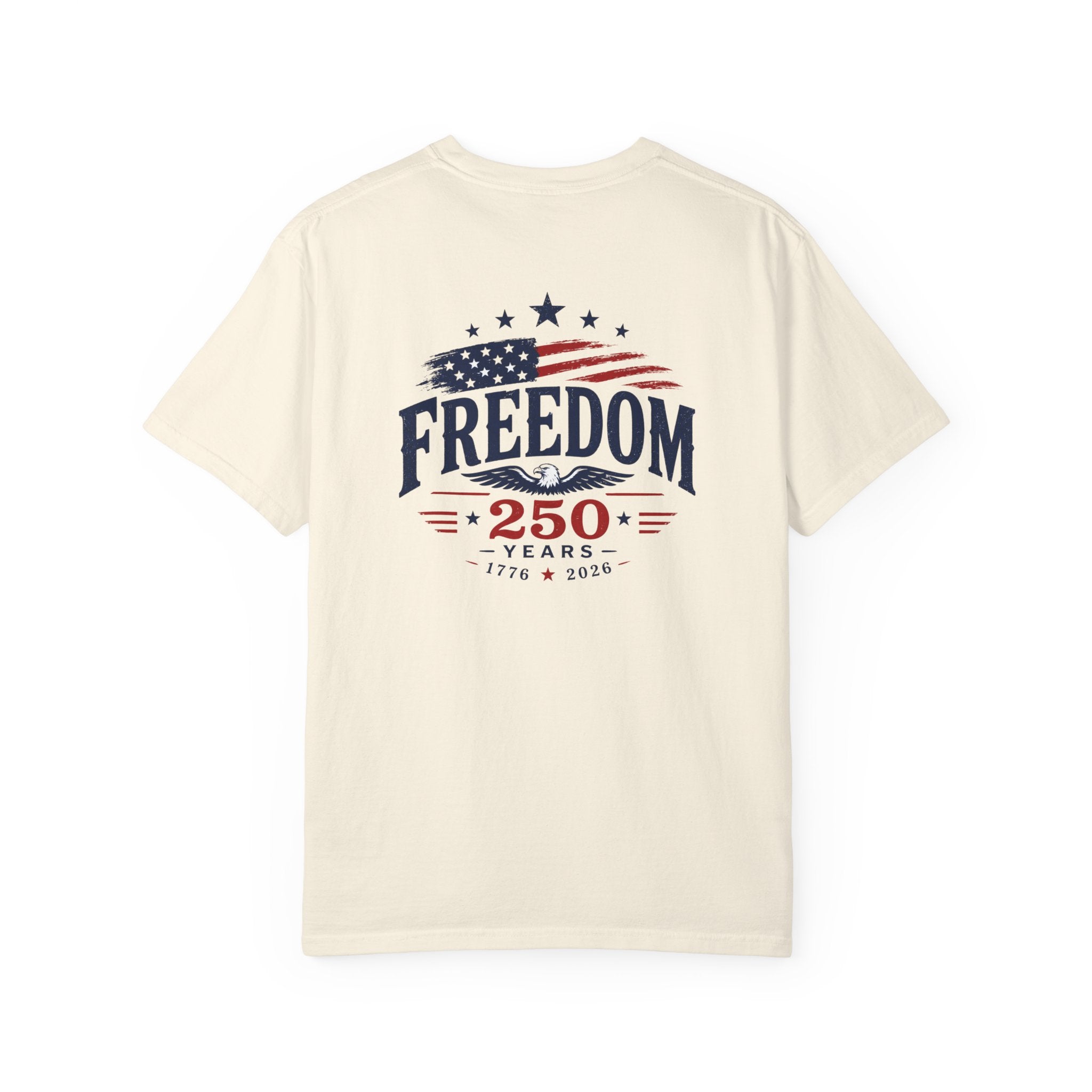 Freedom 250® Patriotic T-Shirt — 250 Years USA Flag Anniversary Tee