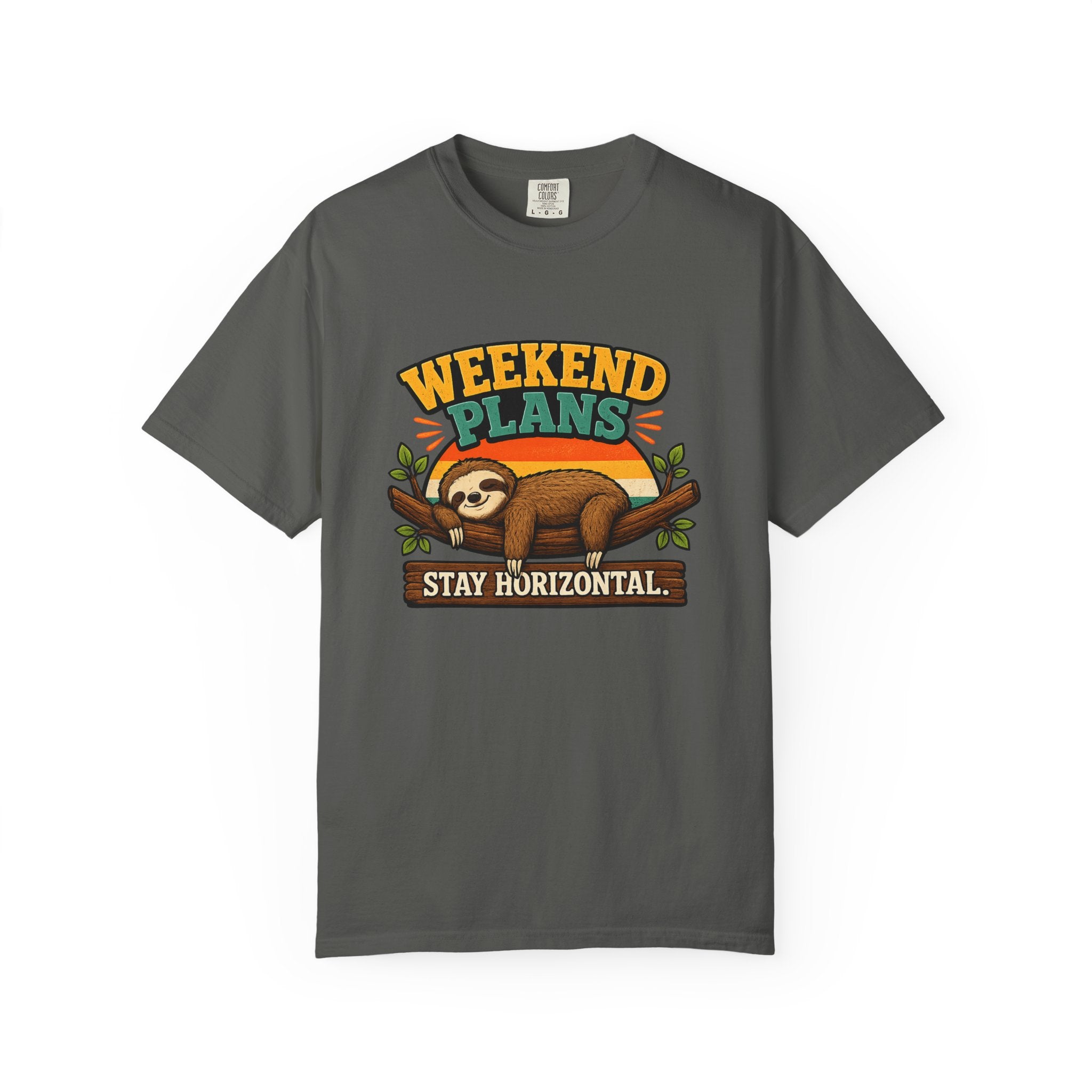 Weekend Plans Sloth T-Shirt