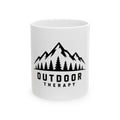 Outdoor Therapy Mug – Mountain & Pine Coffee Cup (11oz/15oz)
