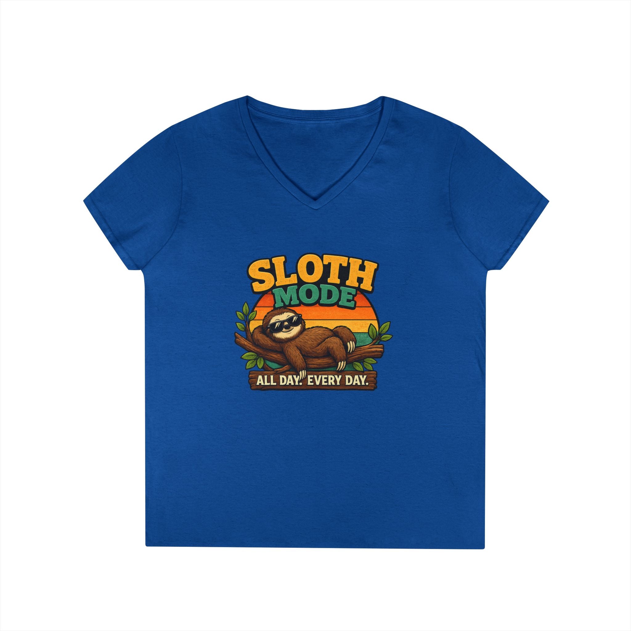 Sloth Mode V-Neck T-Shirt