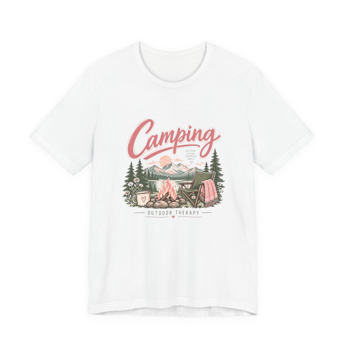 Camping Outdoor Therapy T-Shirt