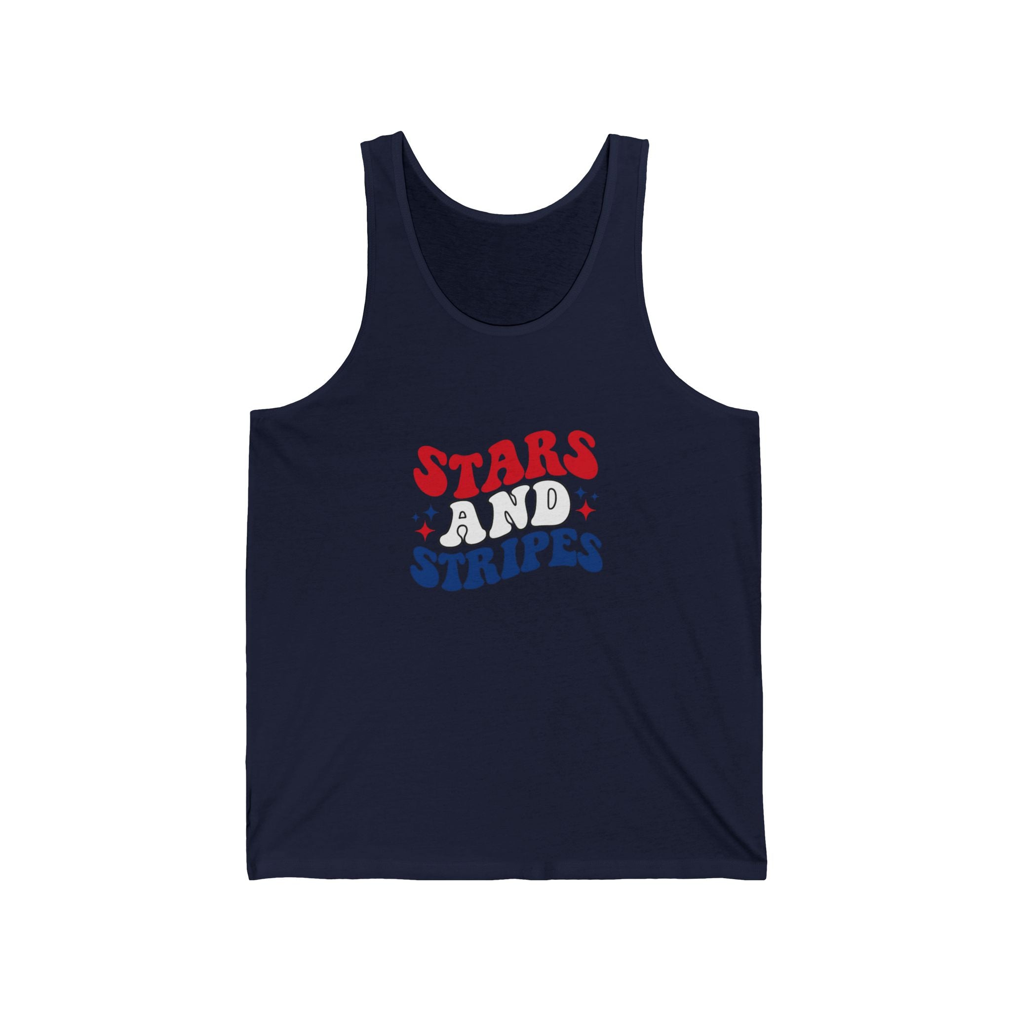Stars and Stripes Tank Top — Patriotic 4th of July Tee