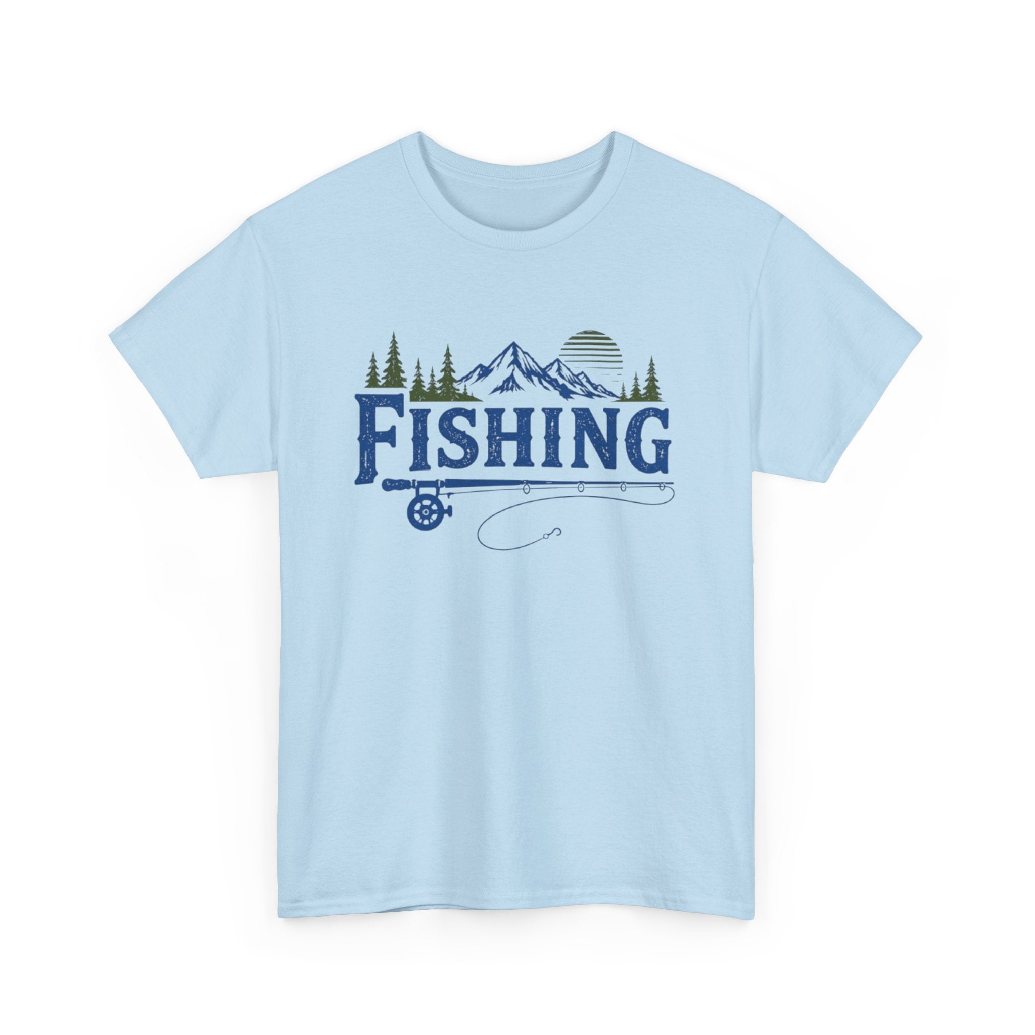 Mountain & Fly Rod Fishing Tee