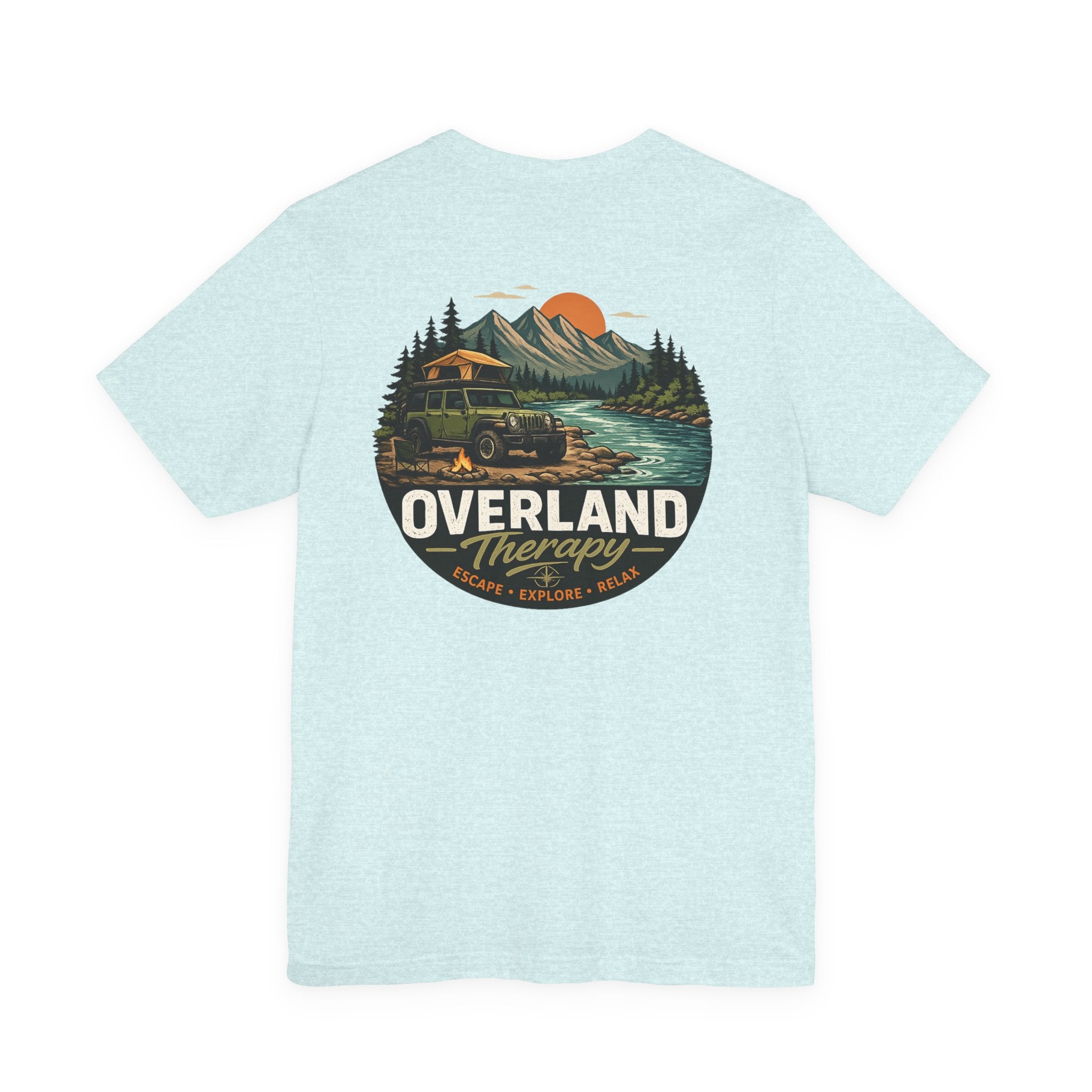 Overland Therapy Adventure T-Shirt — Camping & Off-Road Explorer Tee