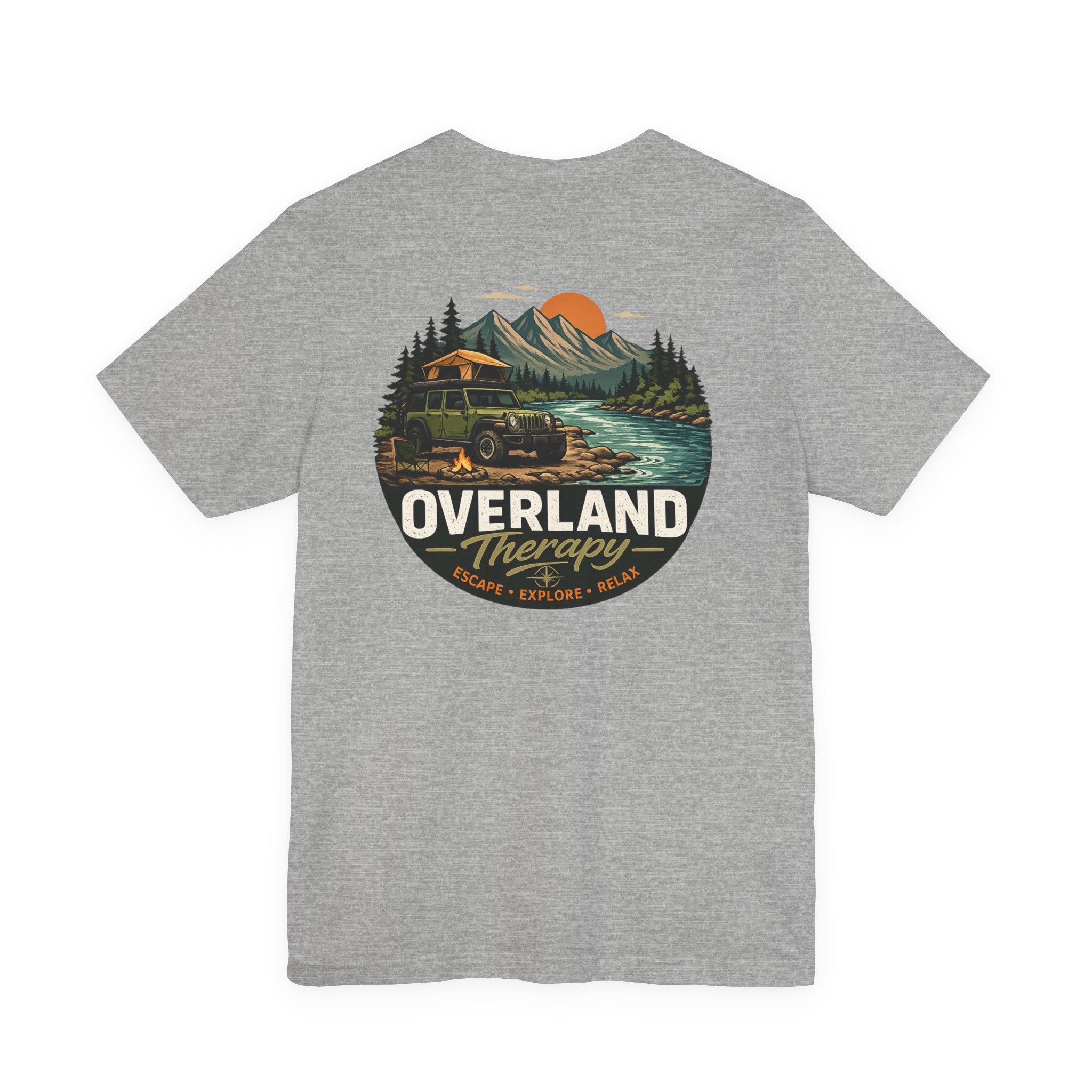 Overland Therapy Adventure T-Shirt — Camping & Off-Road Explorer Tee
