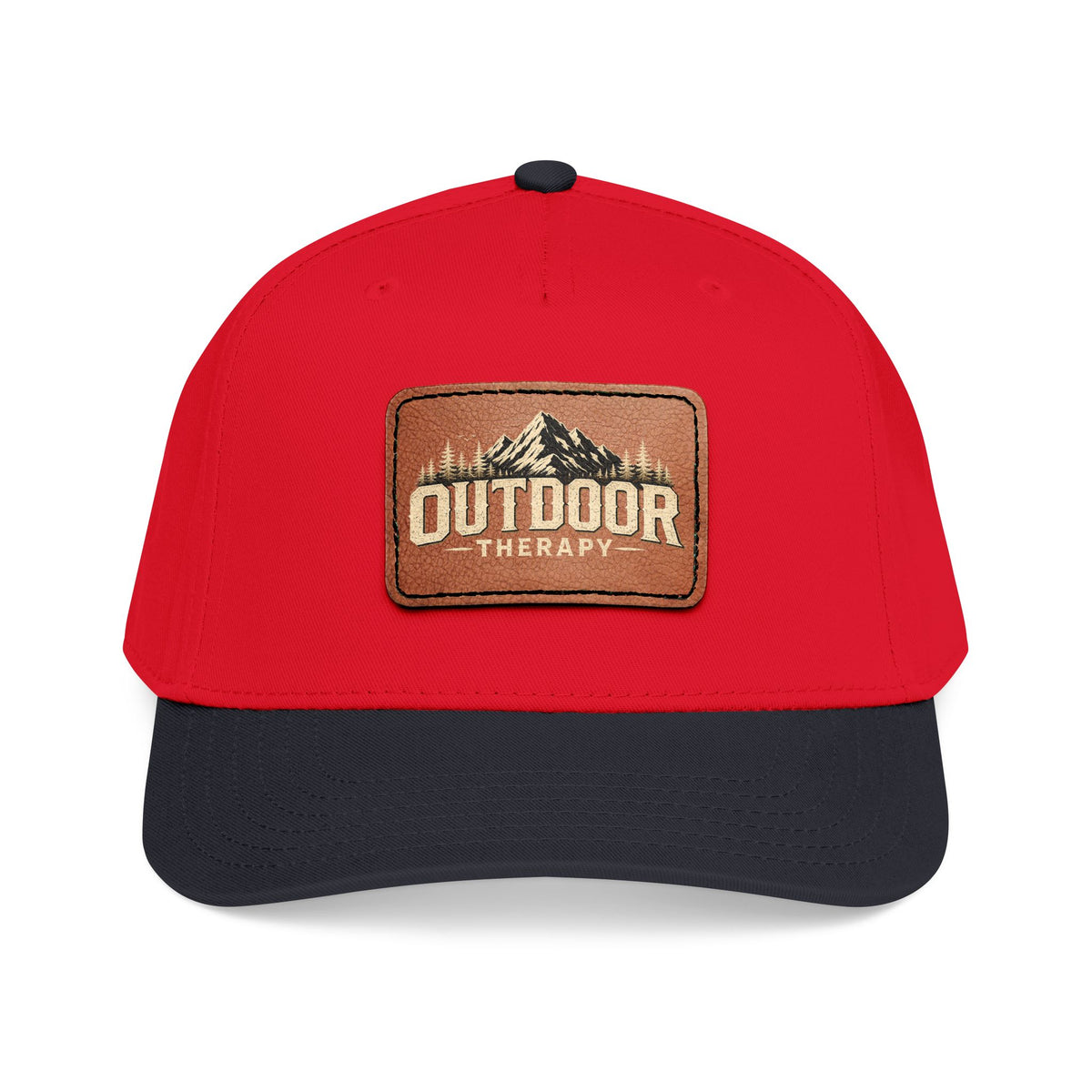 Mid Profile Outdoor Therapy with Leather Patch (Rectangle)