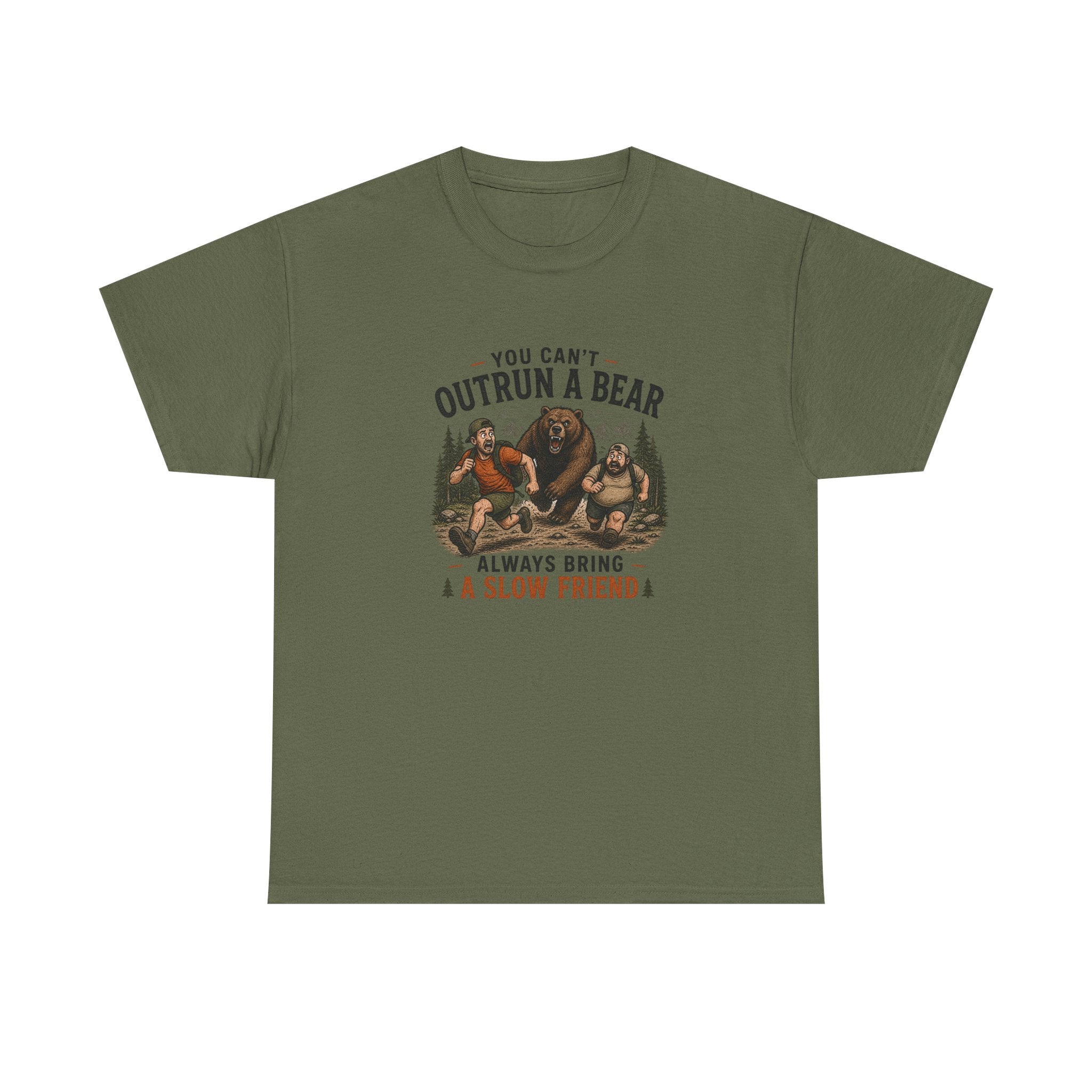 You Can't Outrun a Bear Funny Camping Tee