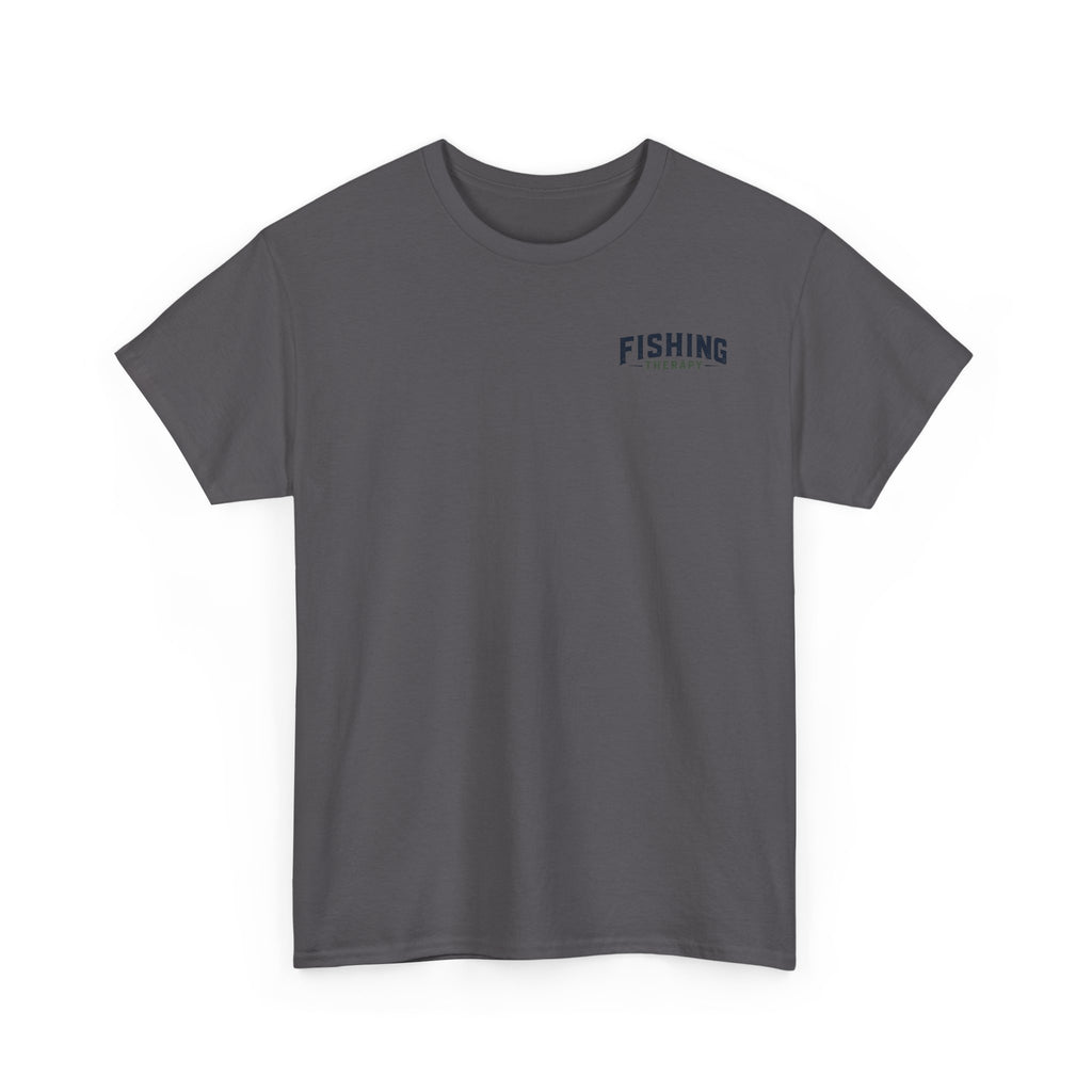 "Reel Therapy: One Cast at a Time" Fishing Tee