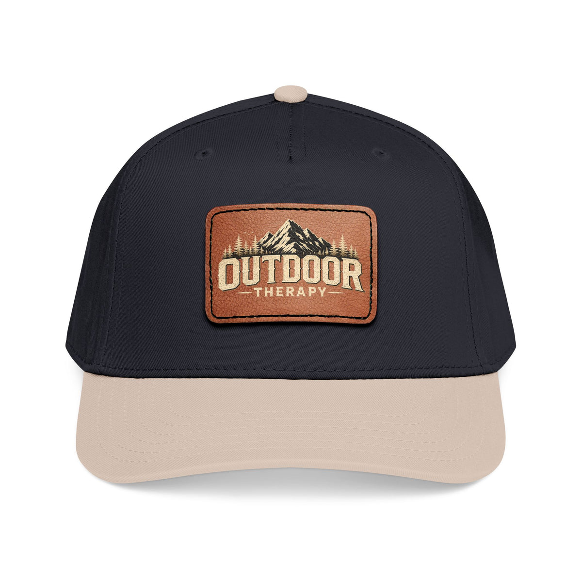 Mid Profile Outdoor Therapy with Leather Patch (Rectangle)