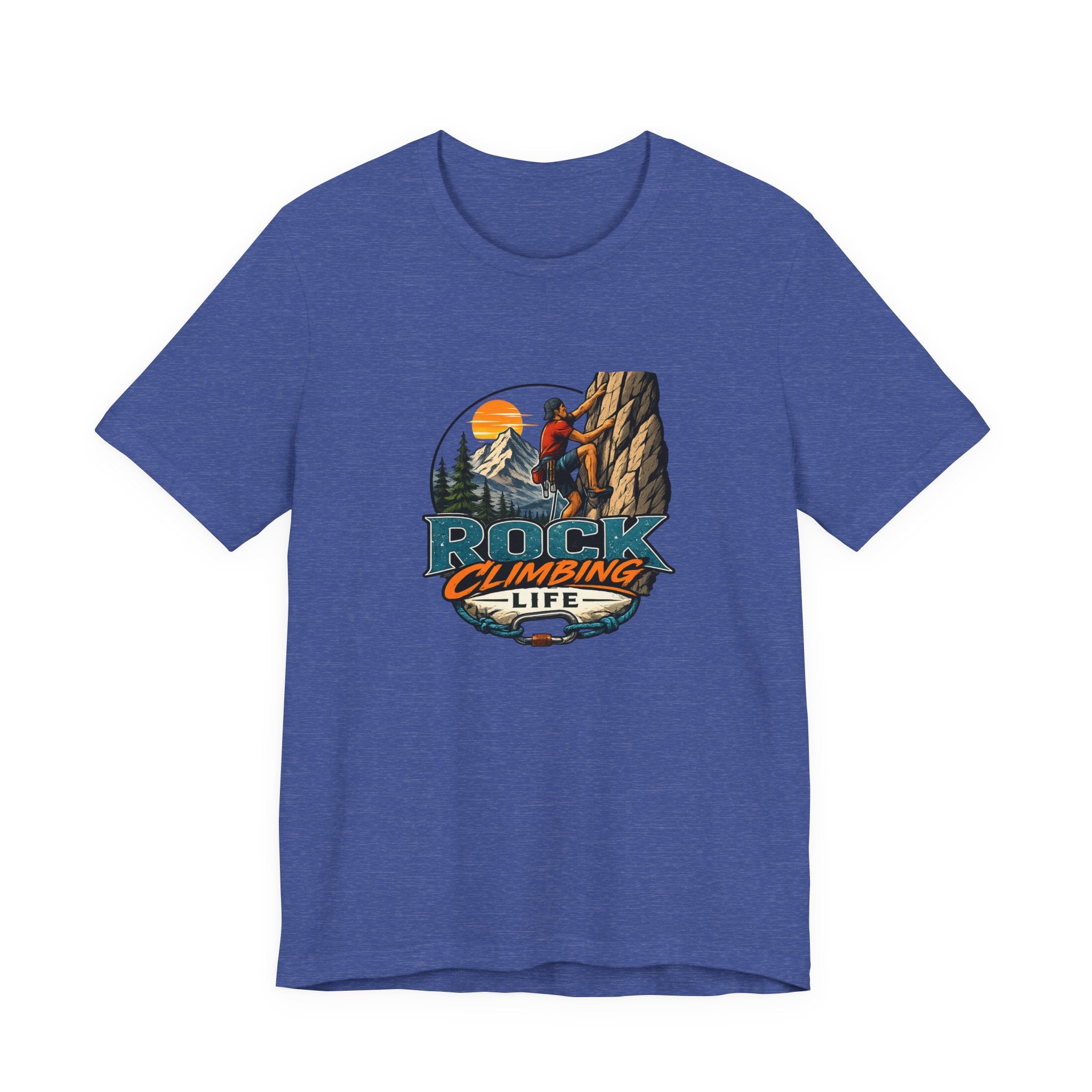 Rock Climbing Life T-Shirt — Outdoor Climber Graphic Tee