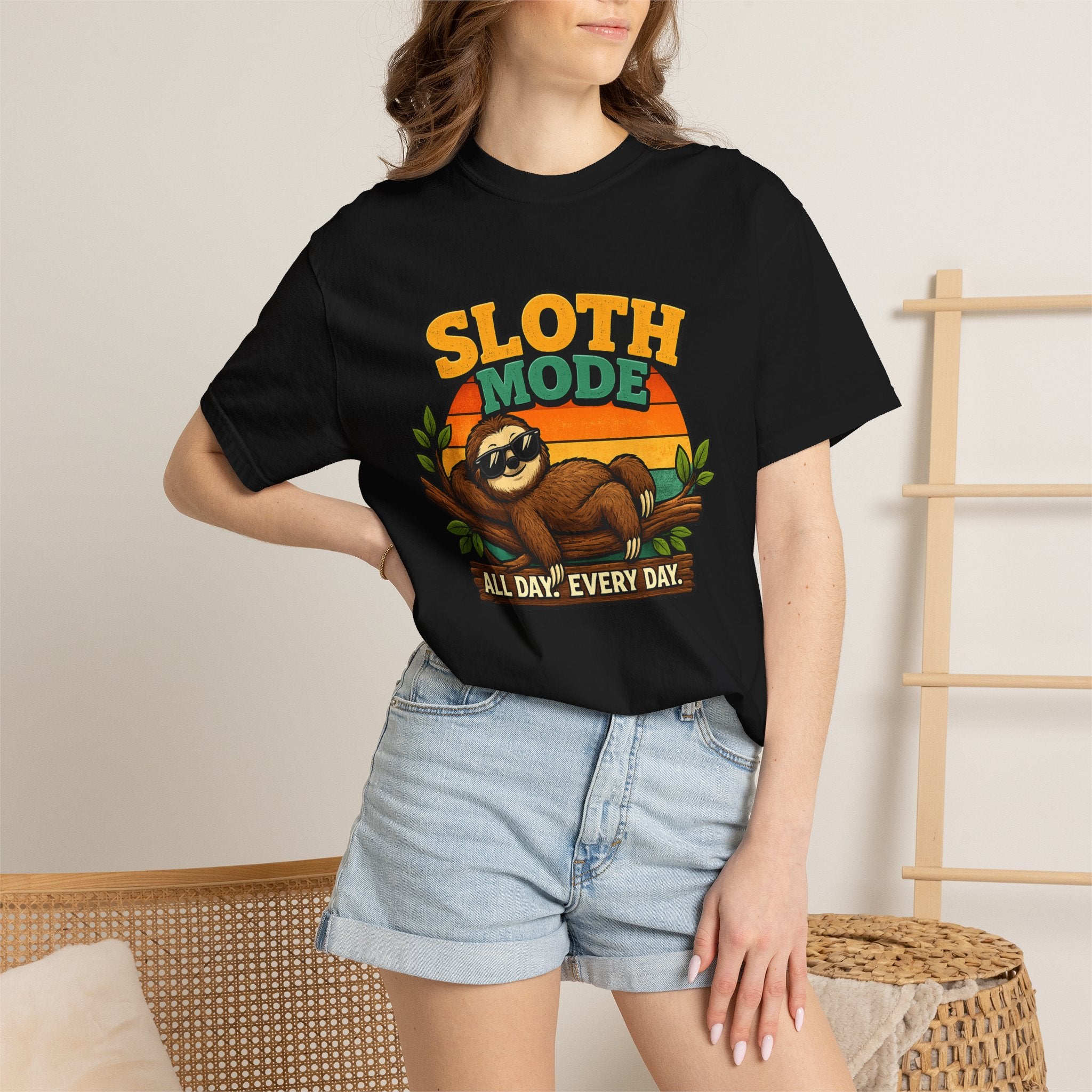 Sloth Mode T-Shirt – All Day! Every Day