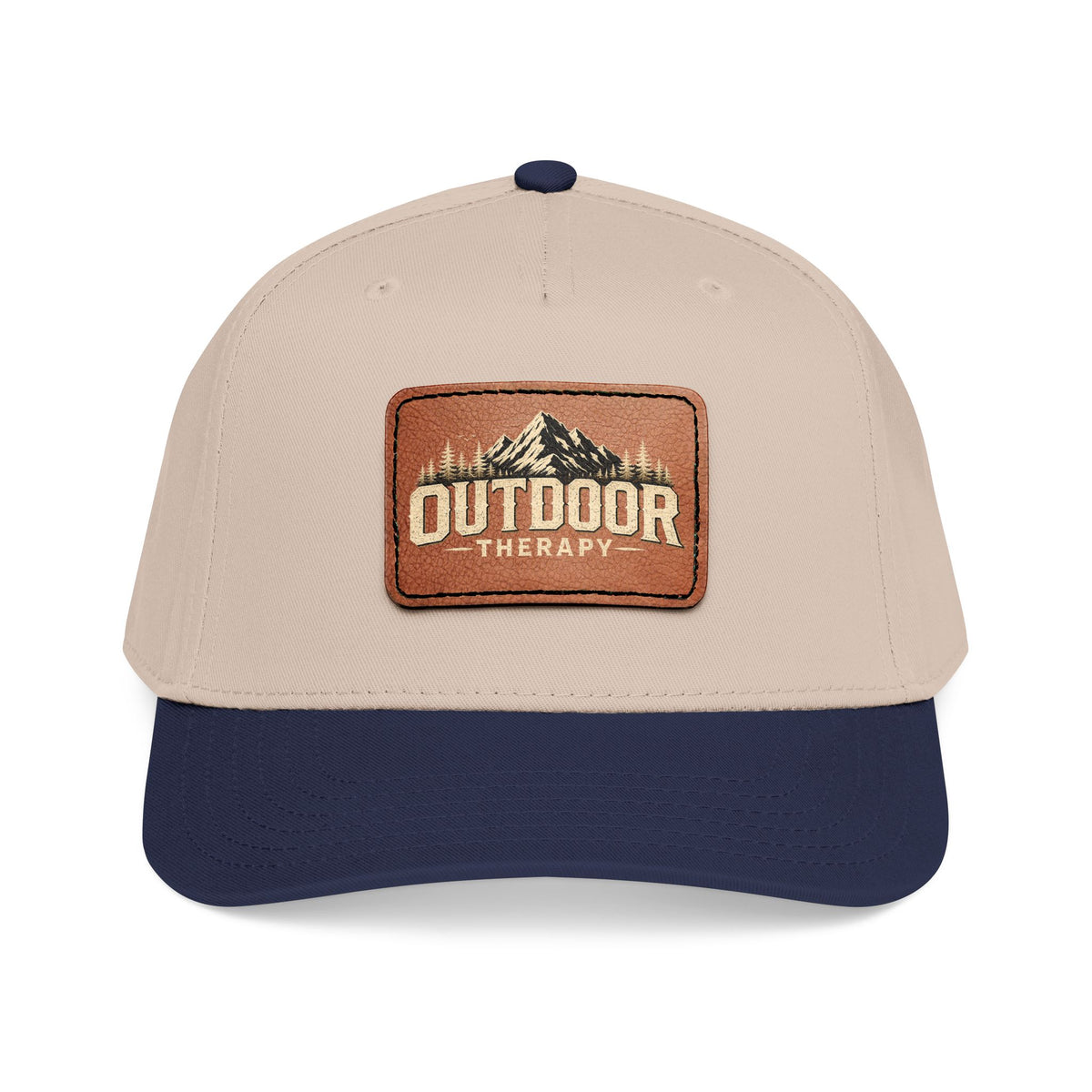 Mid Profile Outdoor Therapy with Leather Patch (Rectangle)