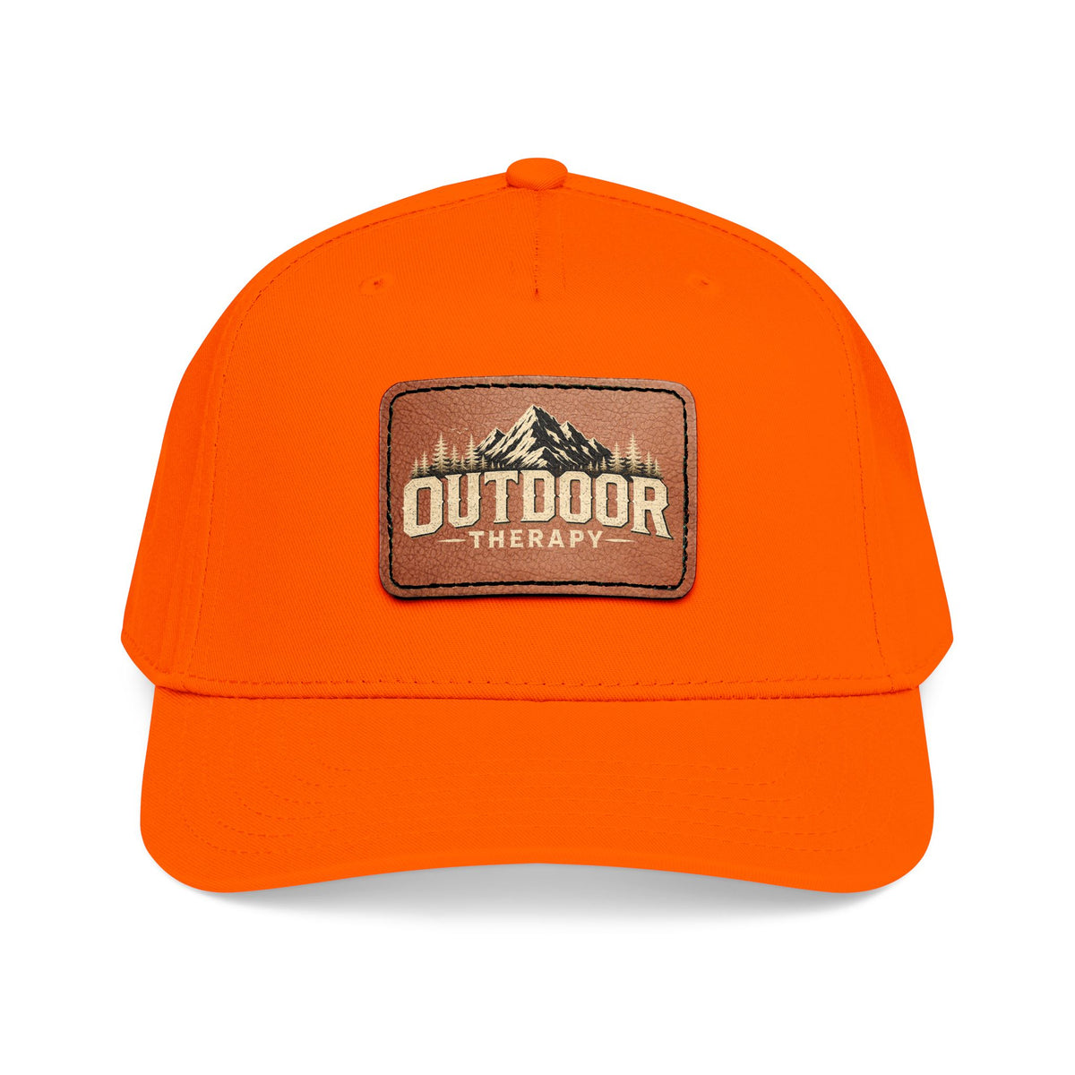 Mid Profile Outdoor Therapy with Leather Patch (Rectangle)