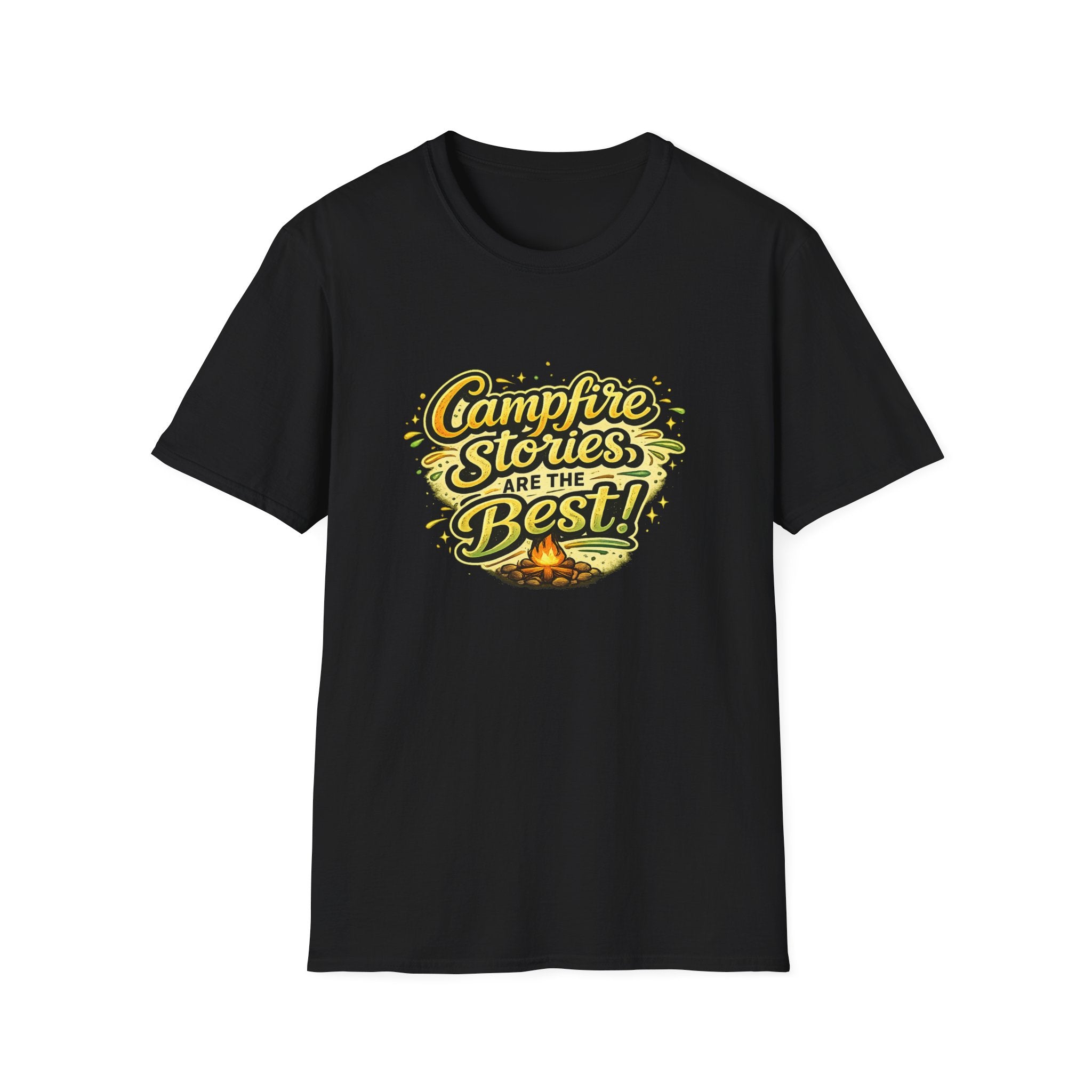 Campfire Stories Are the Best T-Shirt — Cozy Camping Tee for Storytellers & Outdoor Lovers
