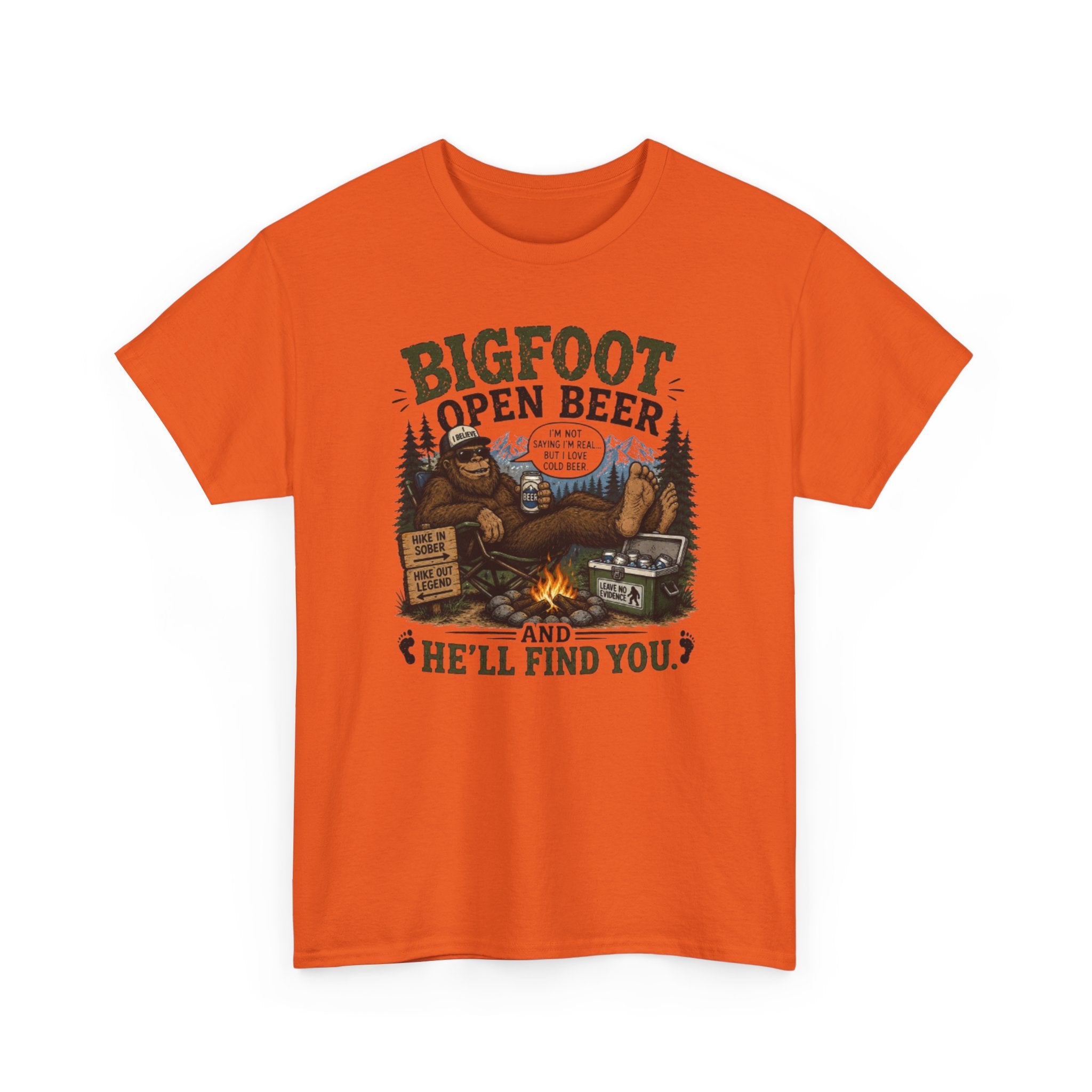 Bigfoot Open Beer T-Shirt