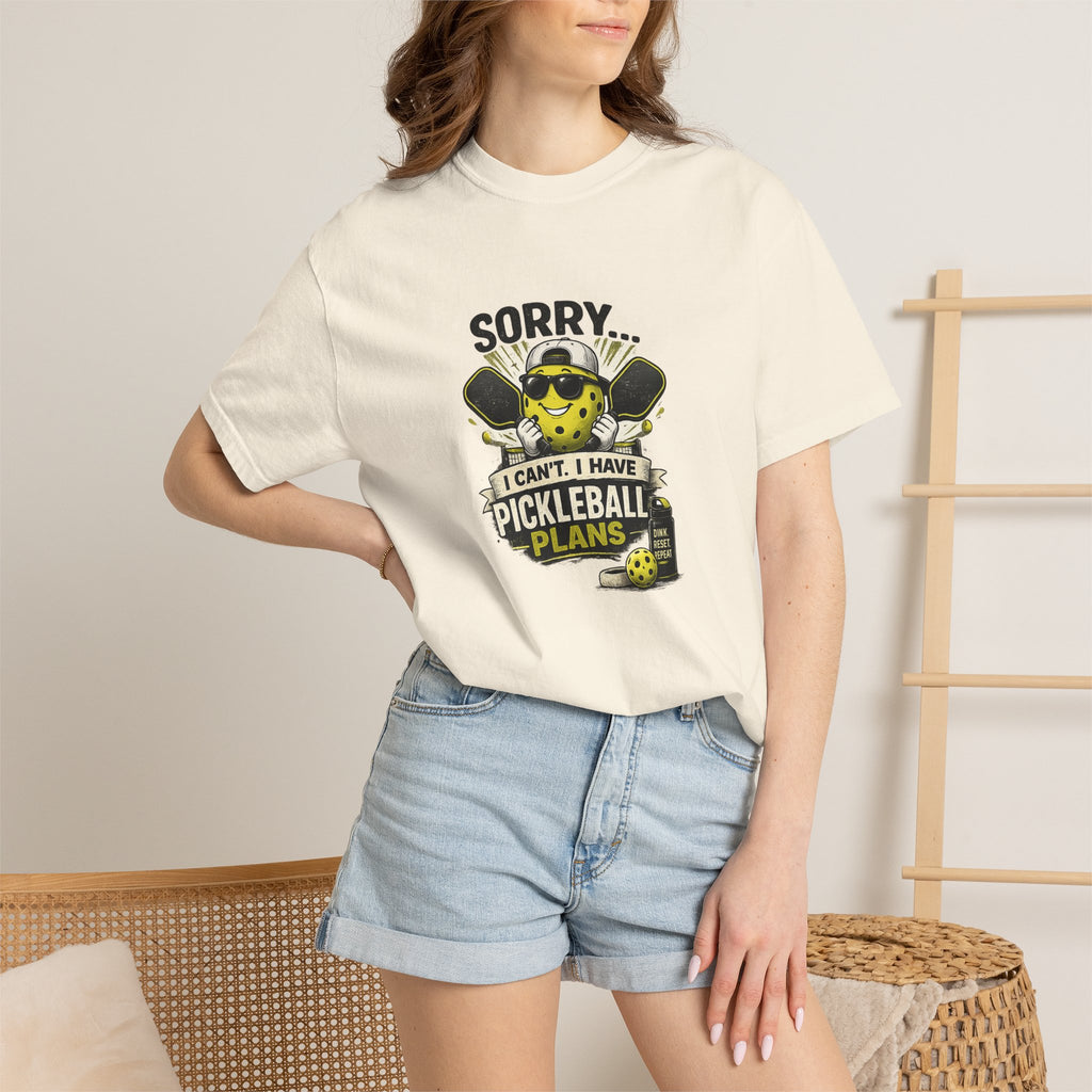 Pickleball Plans T-Shirt — "Sorry I Can’t, I Have Pickleball Plans" Graphic Tee