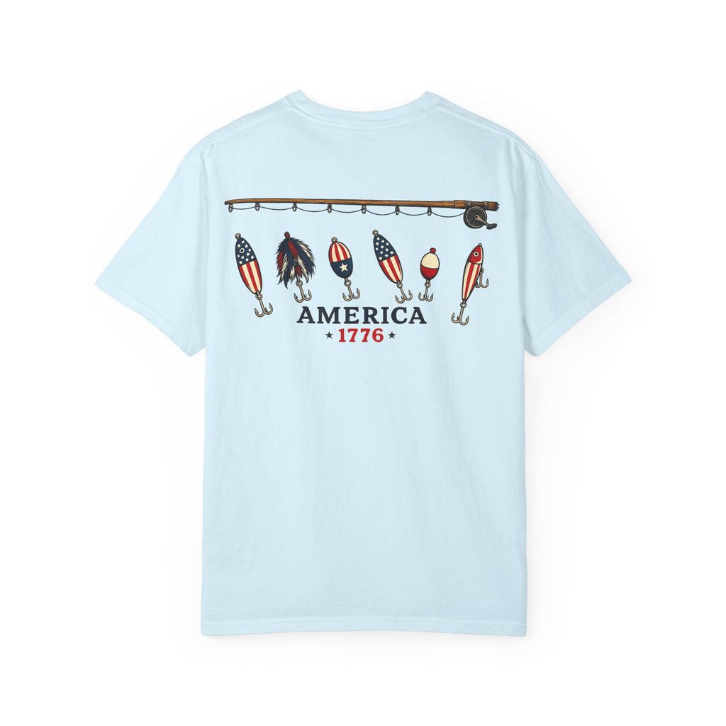 America 1776 Fishing Lures Tee
