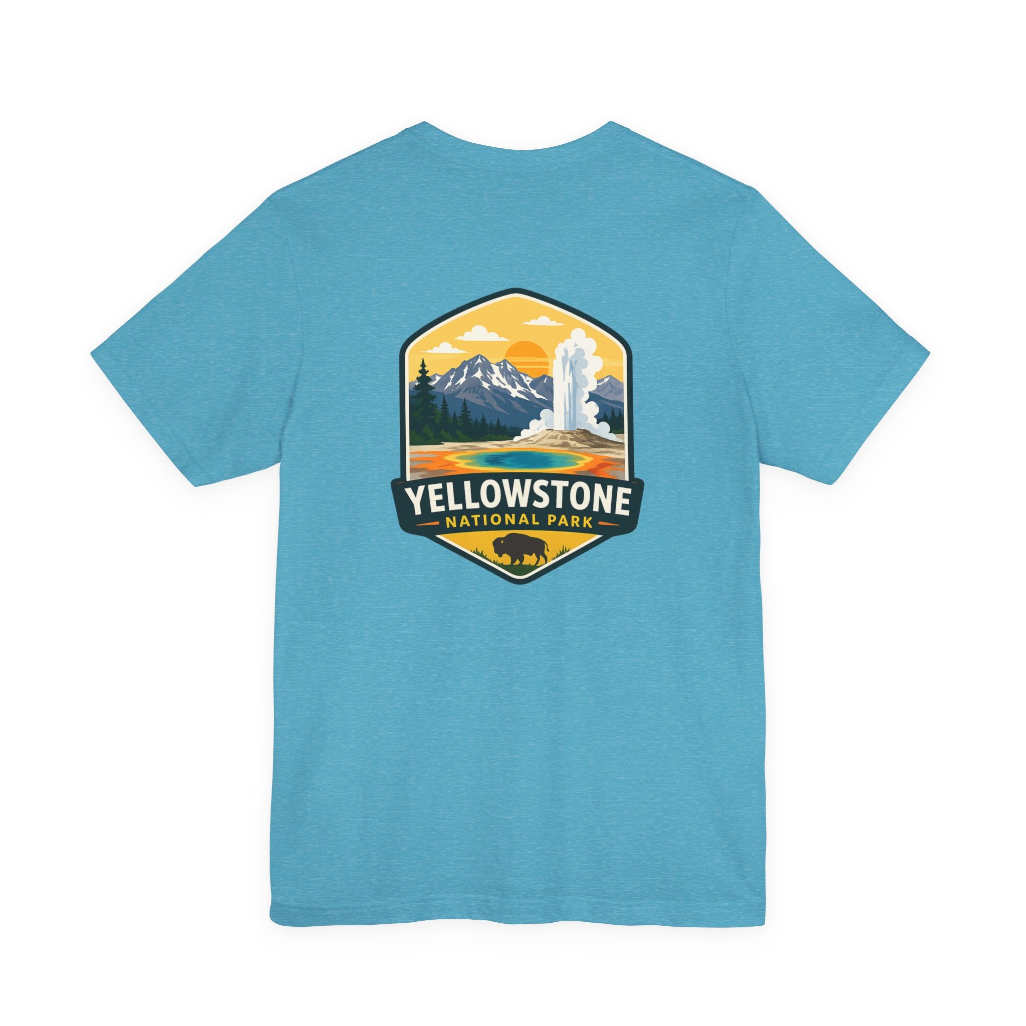 Yellowstone National Park Badge Tee — Outdoor Adventure T-Shirt