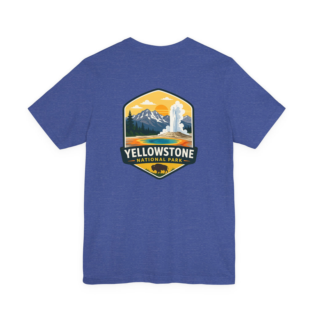 Yellowstone National Park Badge Tee — Outdoor Adventure T-Shirt