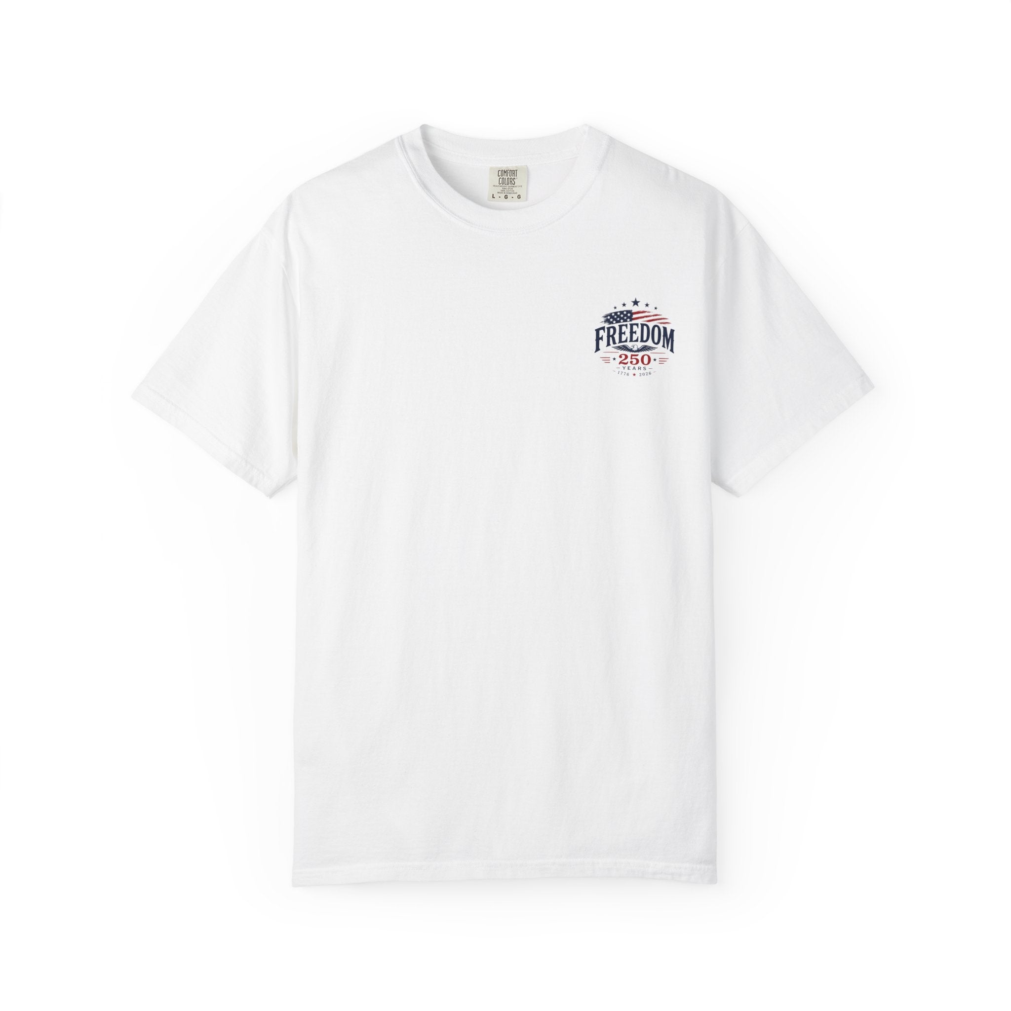 Freedom 250® Patriotic T-Shirt — 250 Years USA Flag Anniversary Tee