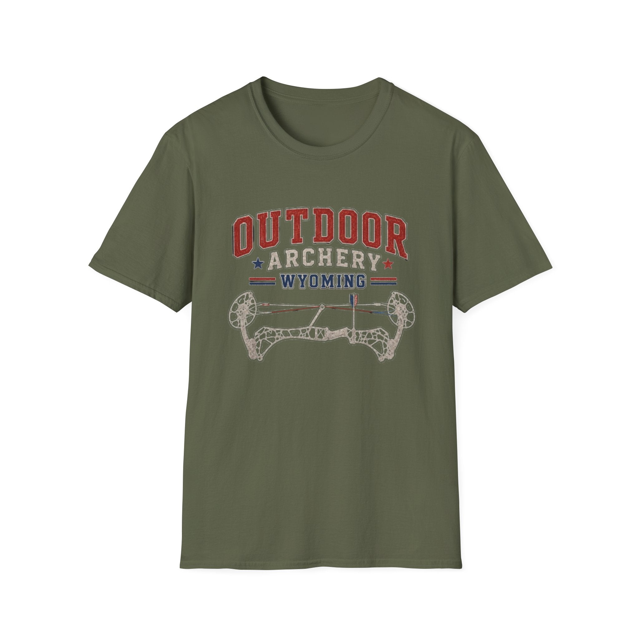 Wyoming Vintage Bow & Arrow Rustic Hunting Tee