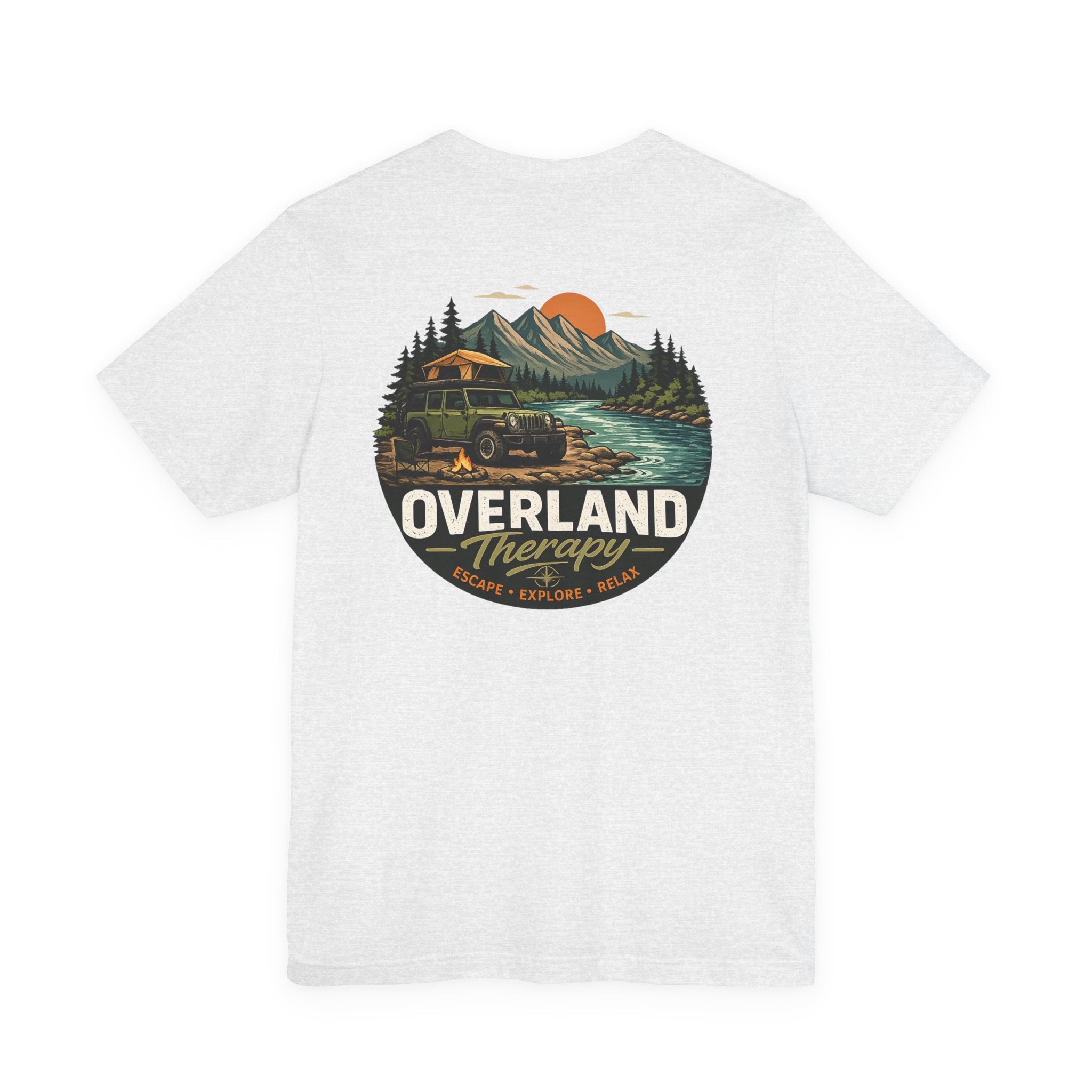 Overland Therapy Adventure T-Shirt — Camping & Off-Road Explorer Tee