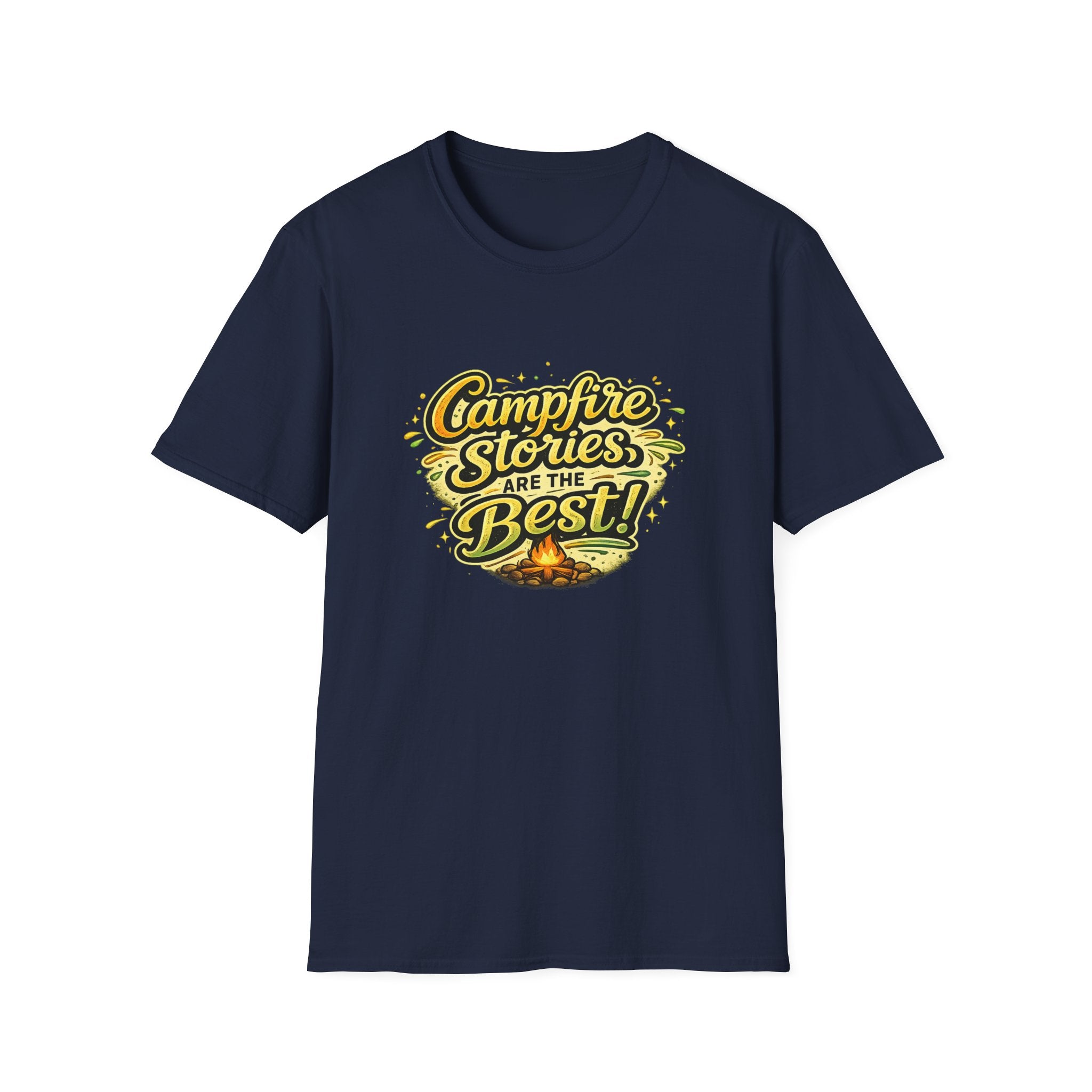 Campfire Stories Are the Best T-Shirt — Cozy Camping Tee for Storytellers & Outdoor Lovers
