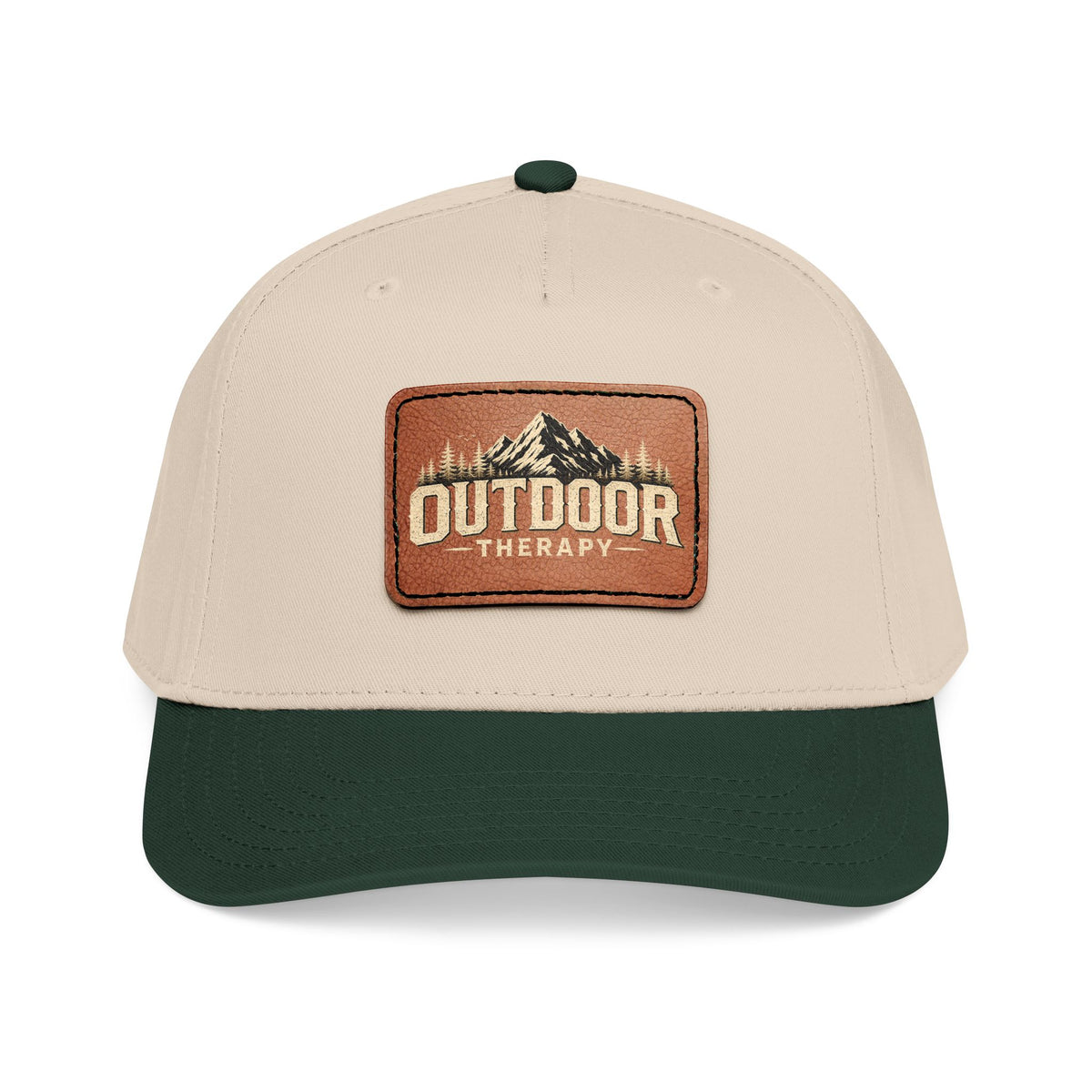 Mid Profile Outdoor Therapy with Leather Patch (Rectangle)